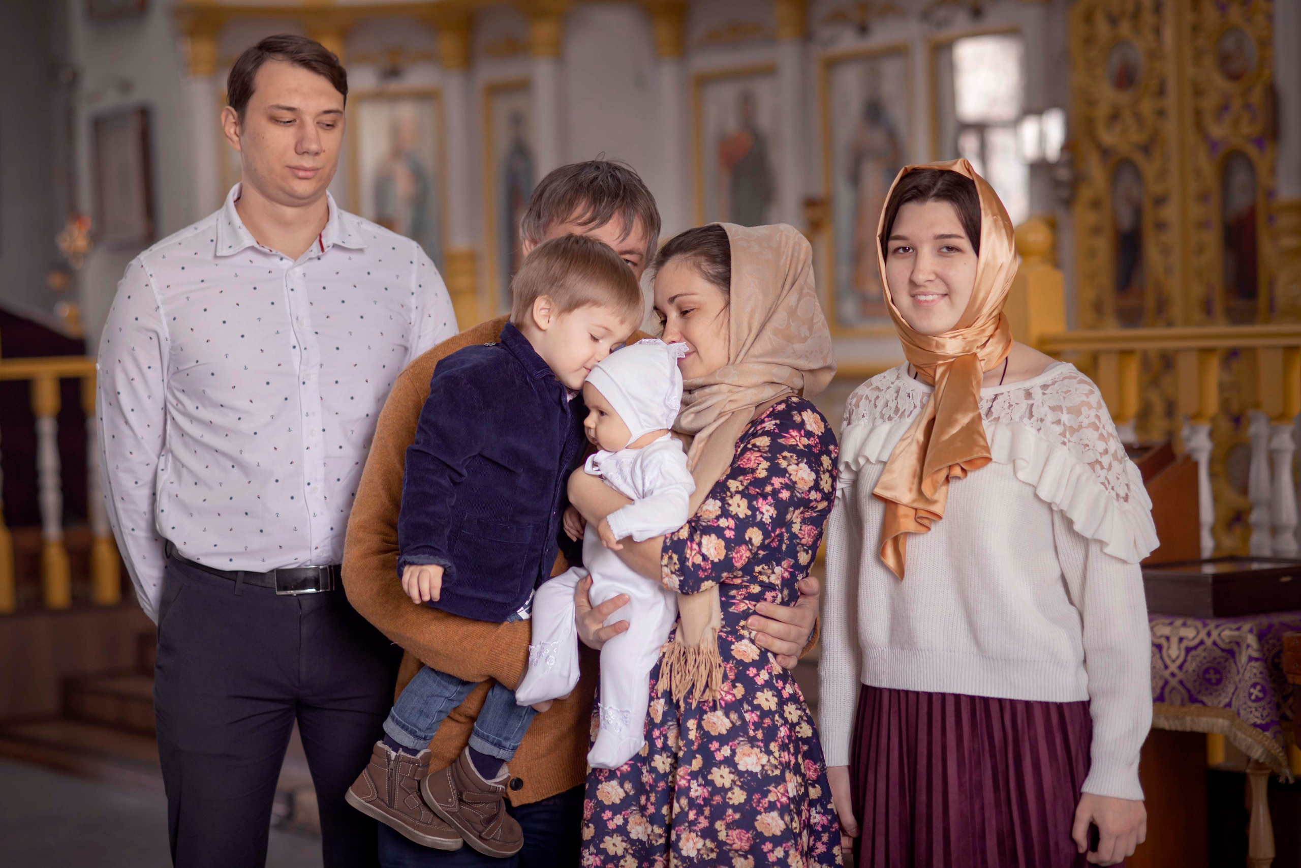 Крещение Иларии. Семейный, детский и церковный фотограф в Воронеже Валентина Борзикова