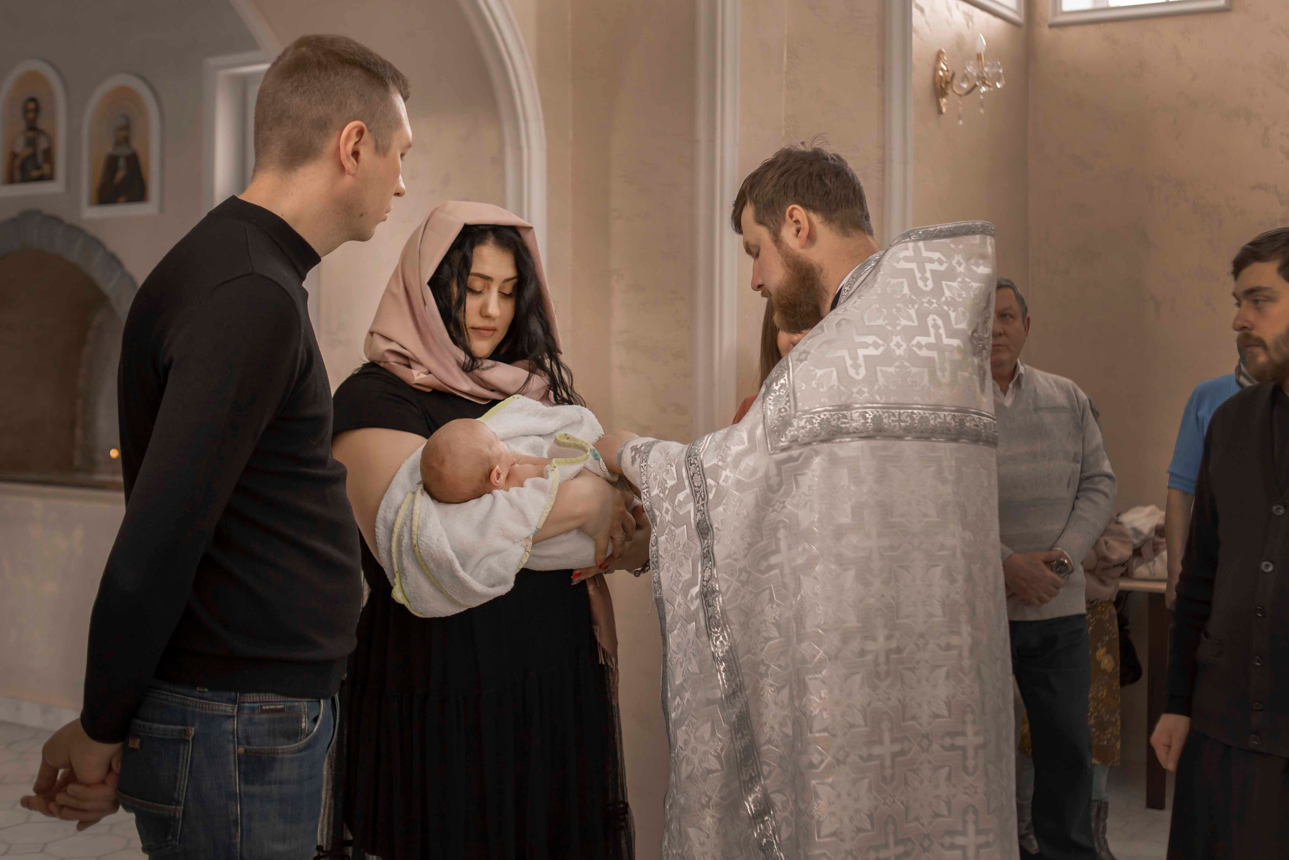 Крещение Ксении. Семейный, детский и церковный фотограф в Воронеже Валентина Борзикова