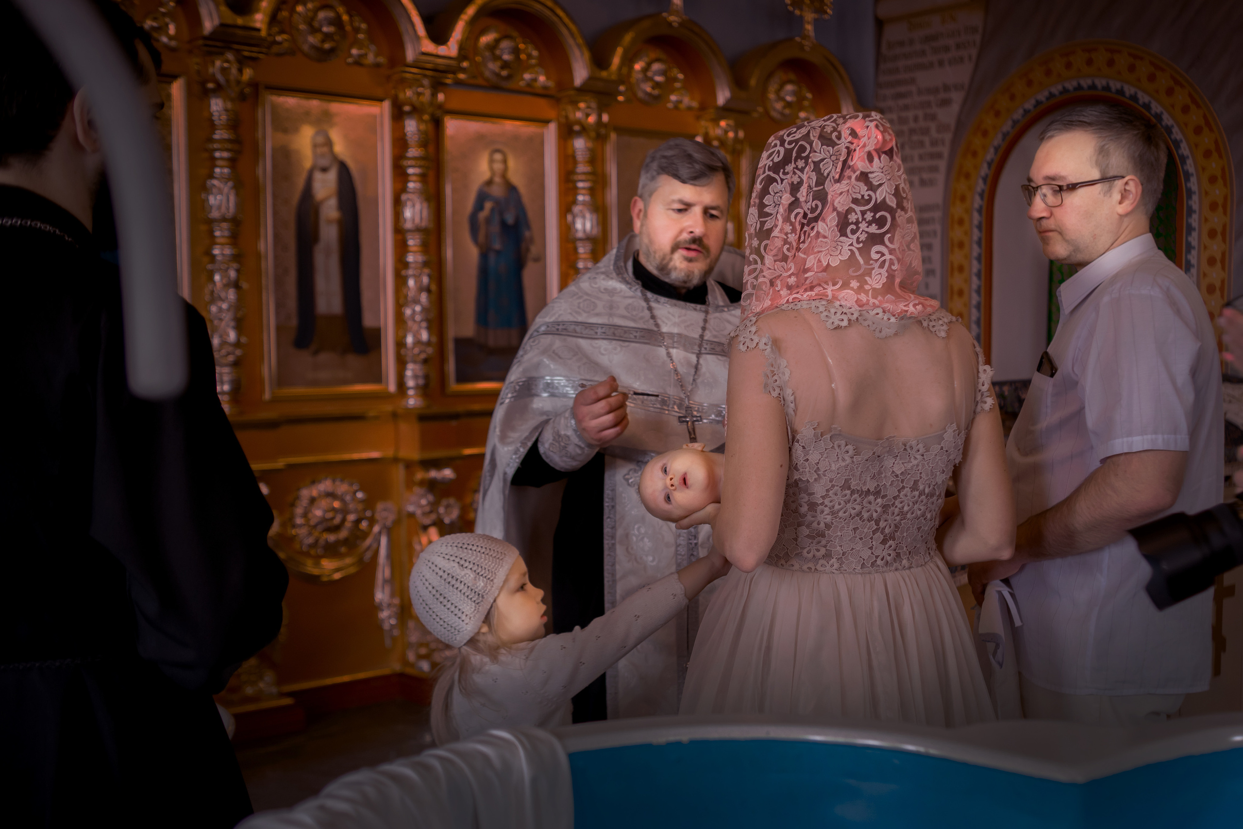 Крещение Даниила. Семейный, детский и церковный фотограф в Воронеже Валентина Борзикова