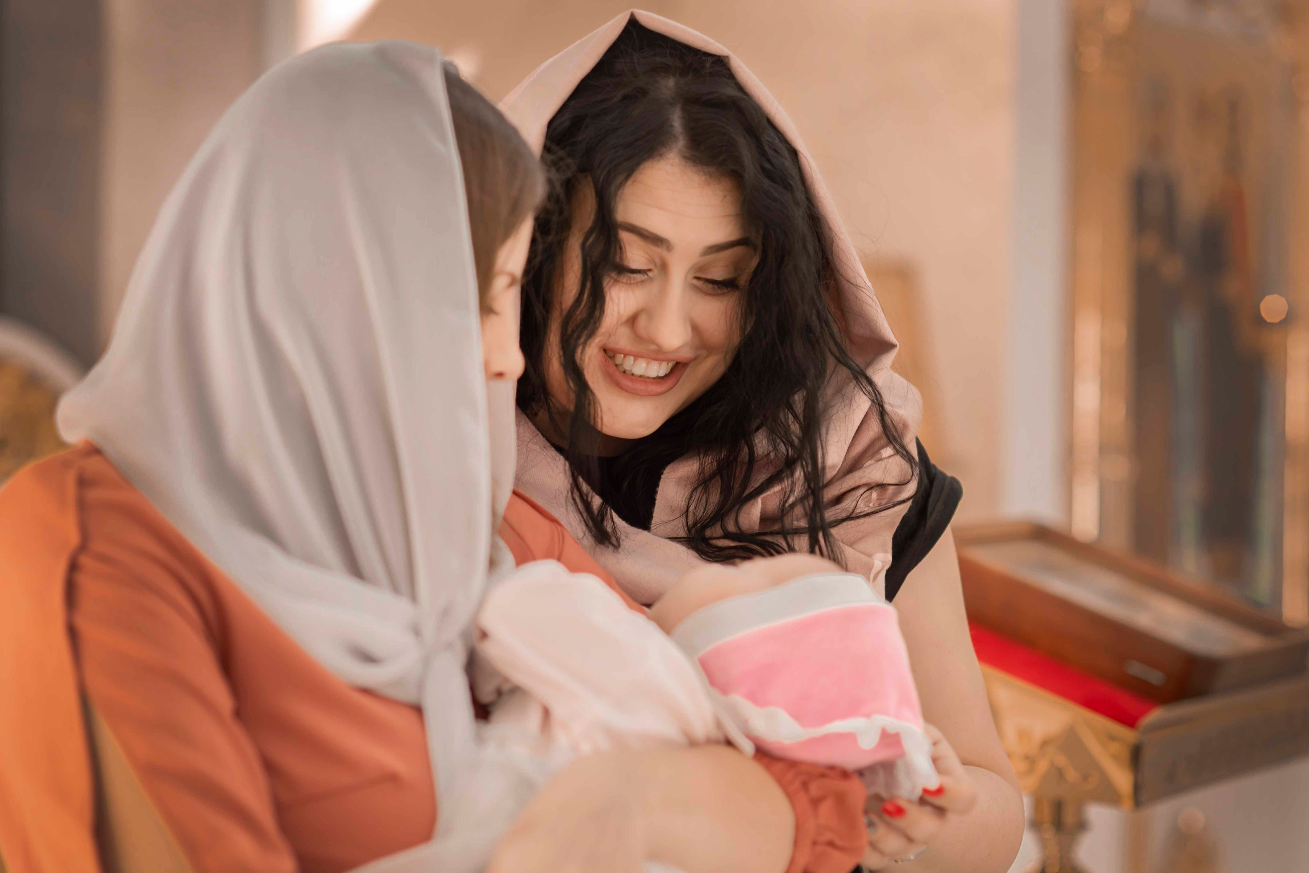 Крещение Ксении. Семейный, детский и церковный фотограф в Воронеже Валентина Борзикова