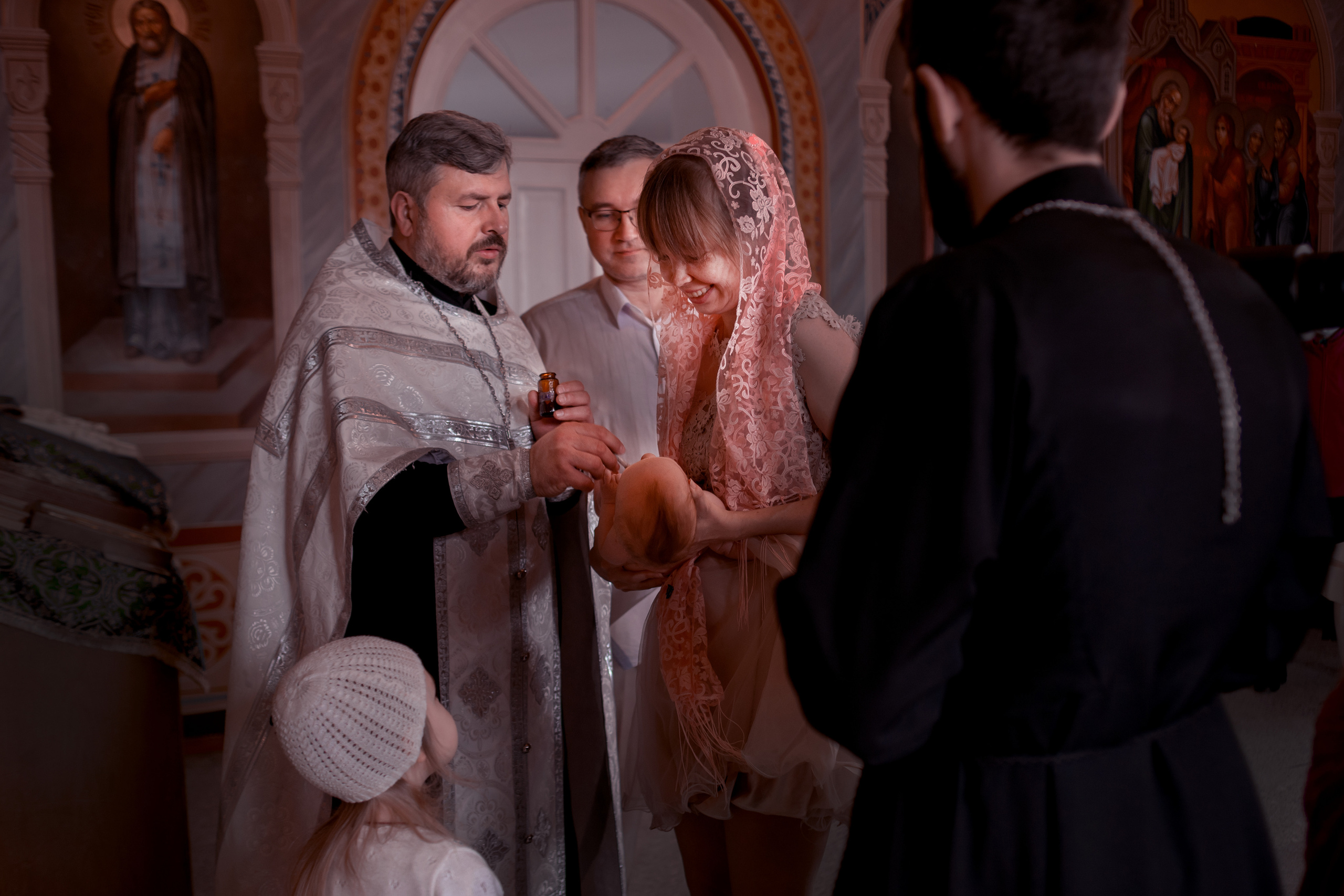 Крещение Даниила. Семейный, детский и церковный фотограф в Воронеже Валентина Борзикова