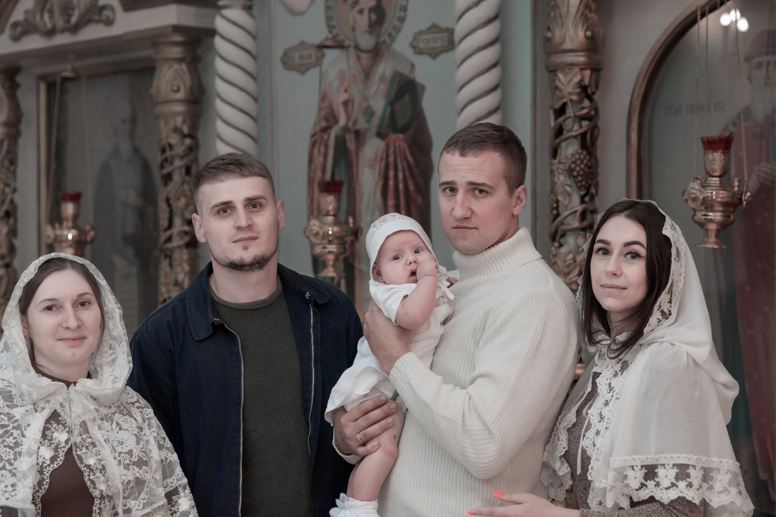 Крещение Есении. Семейный, детский и церковный фотограф в Воронеже Валентина Борзикова