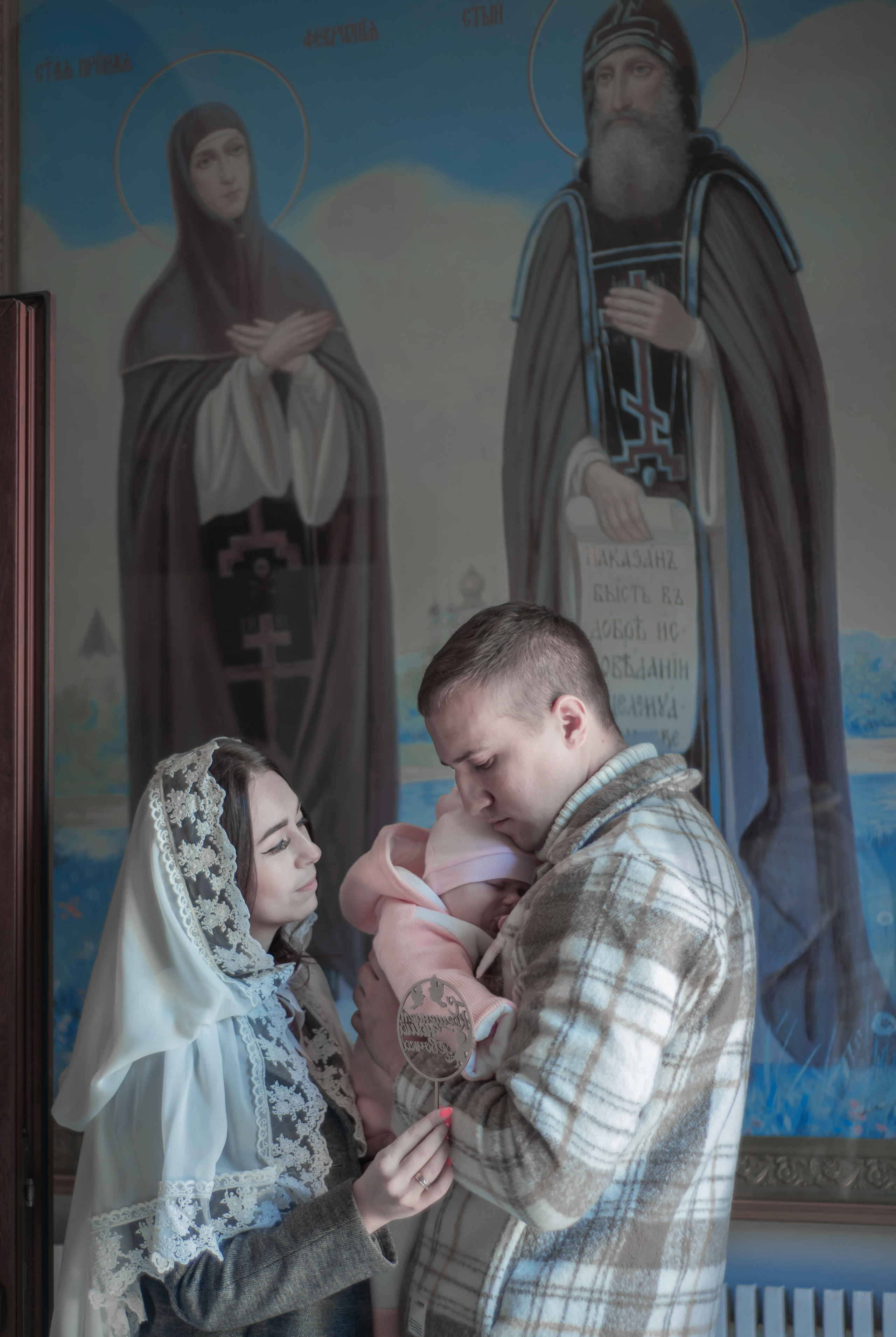 Крещение Есении. Семейный, детский и церковный фотограф в Воронеже Валентина Борзикова