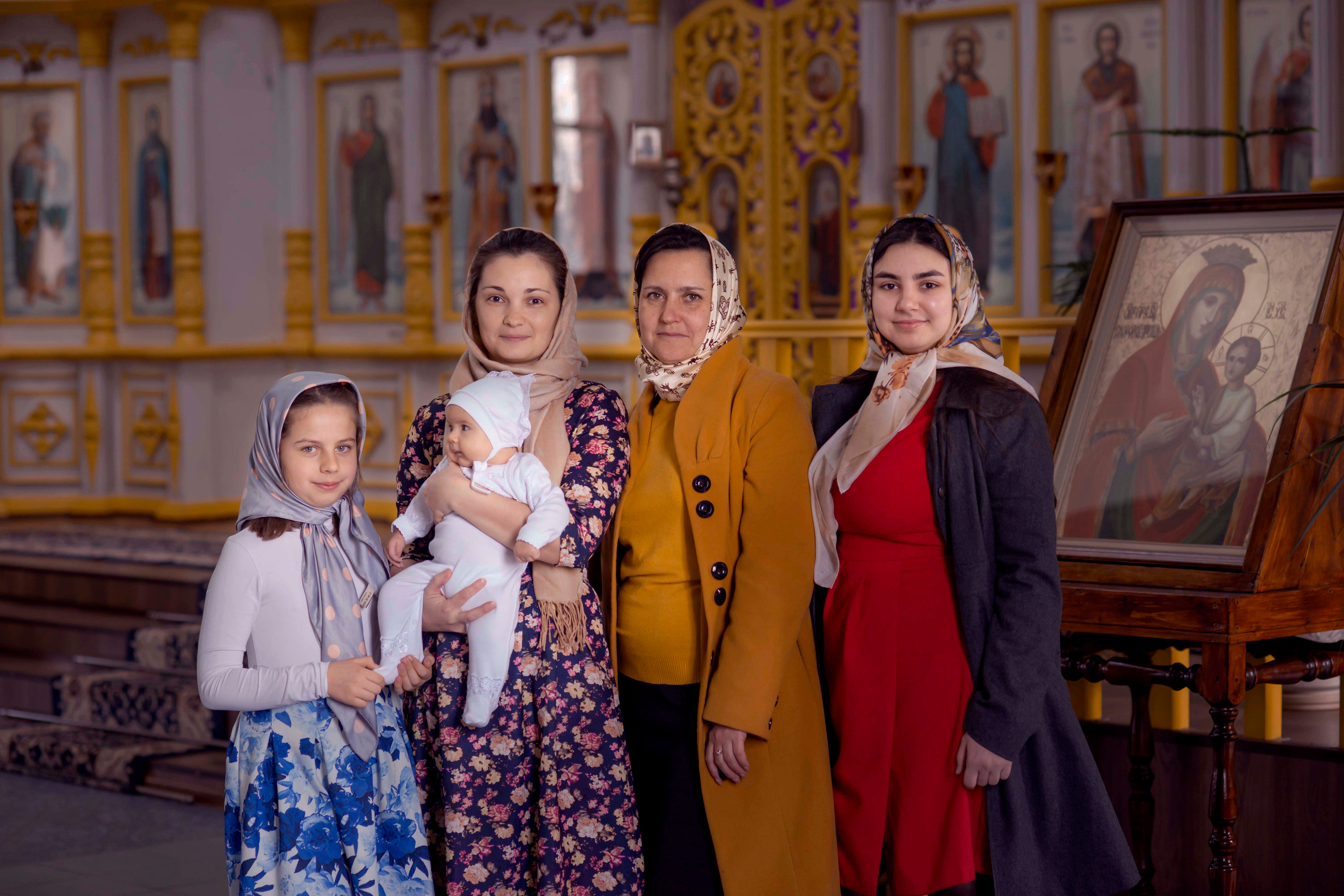 Крещение Иларии. Семейный, детский и церковный фотограф в Воронеже Валентина Борзикова