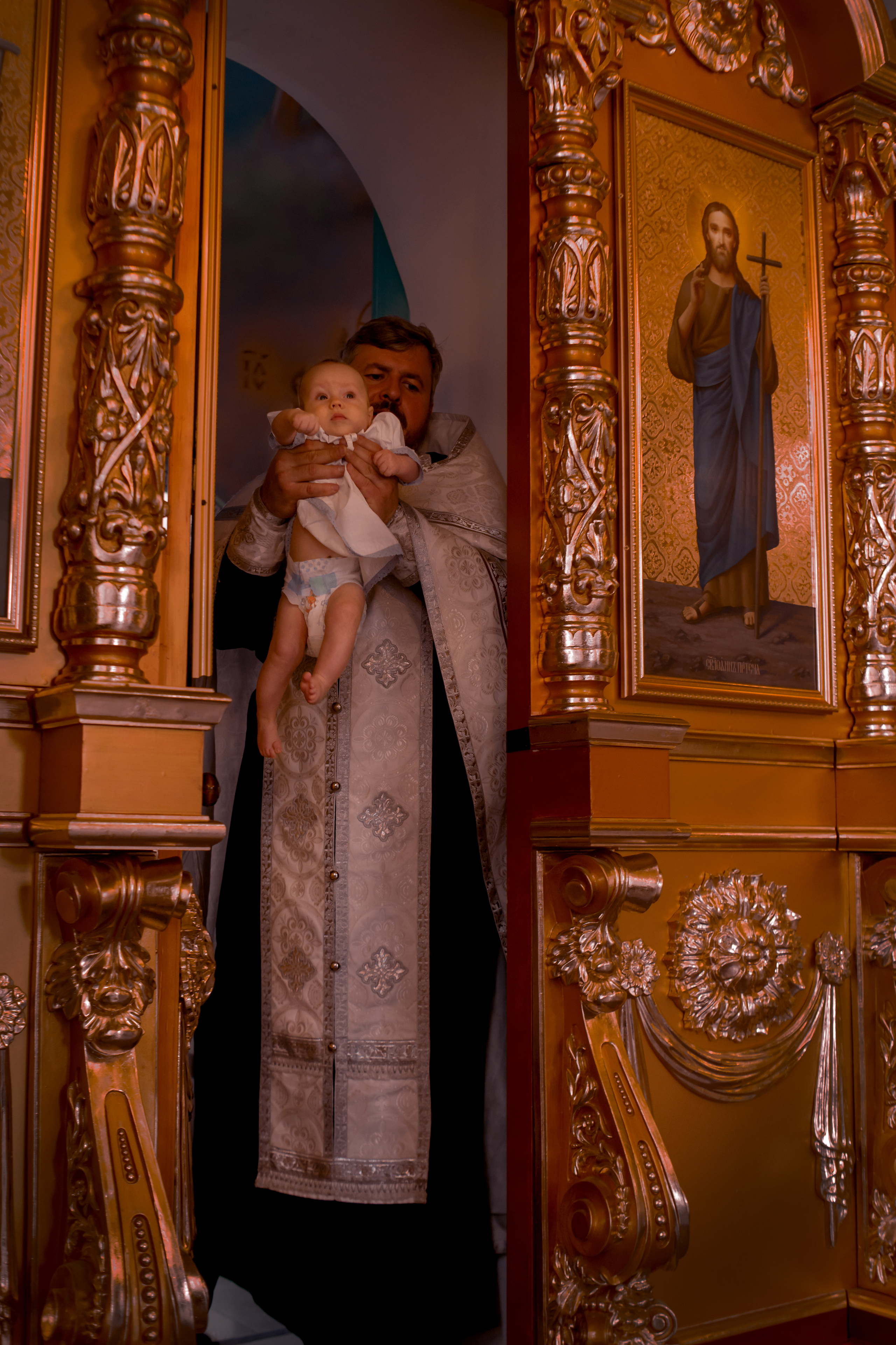 Крещение Даниила. Семейный, детский и церковный фотограф в Воронеже Валентина Борзикова