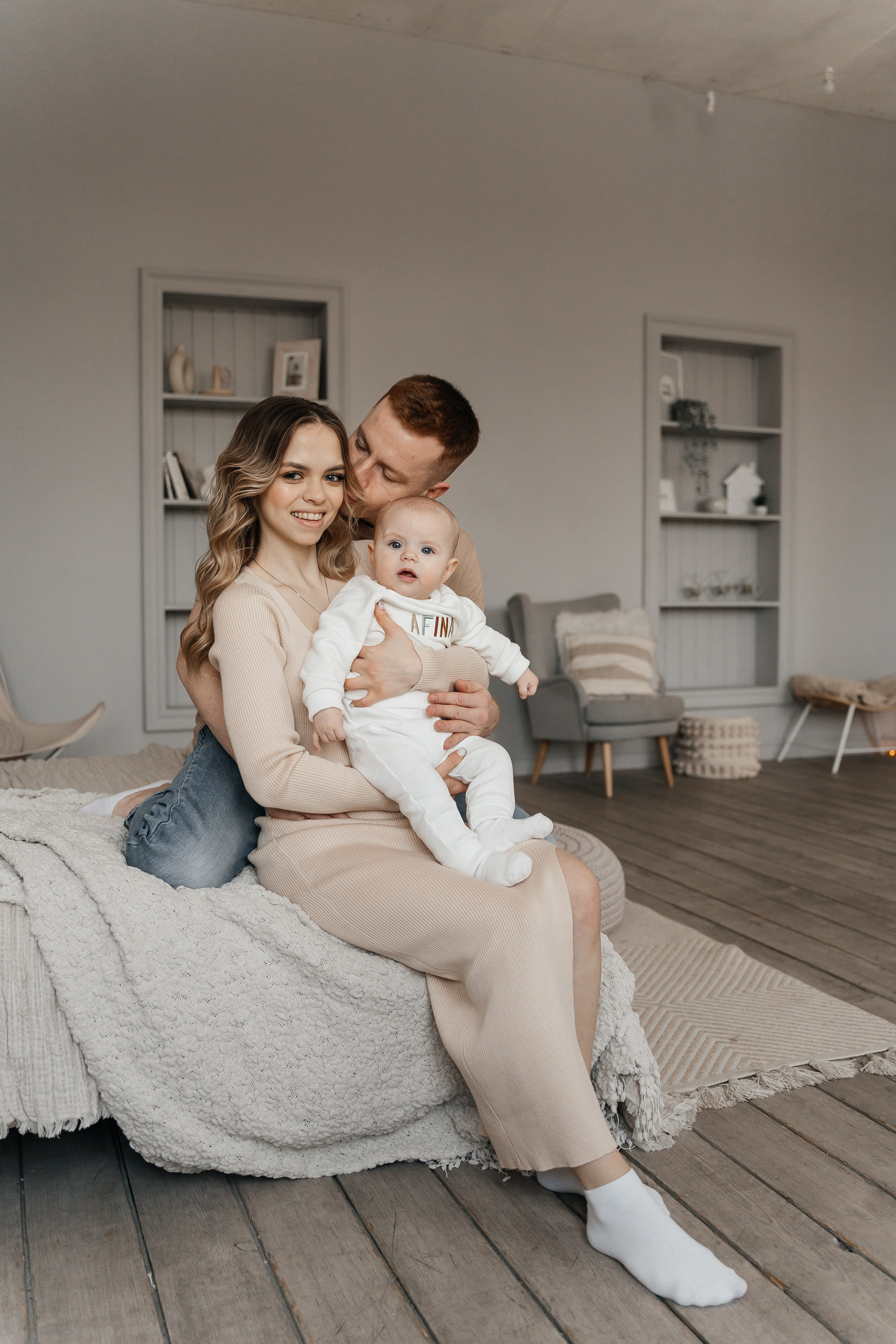 Костя, Настя и Афина. Волик Мария