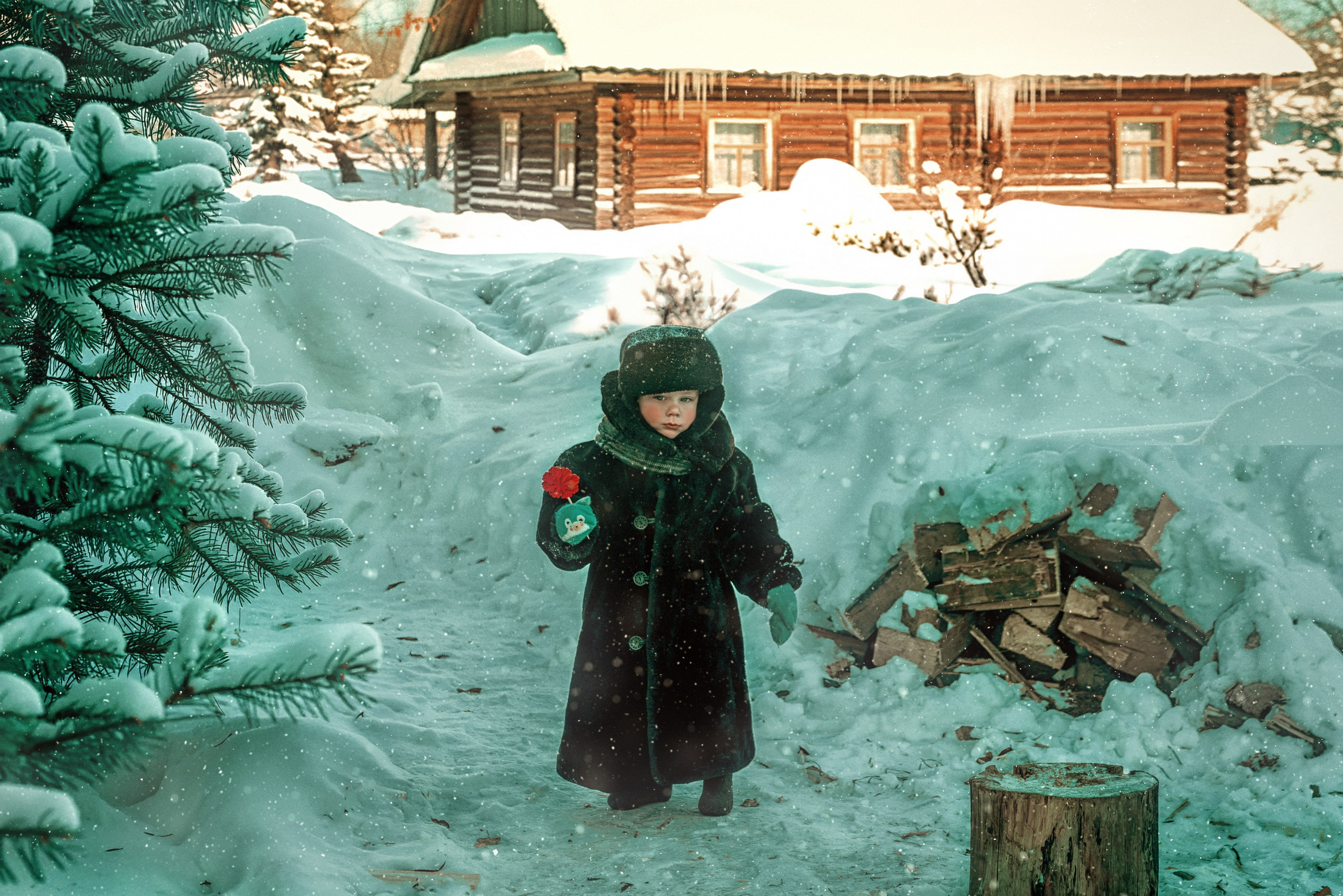Зимние забавы. Семейный, свадебный и детский фотограф в Новосибирске Ольга Хидченко