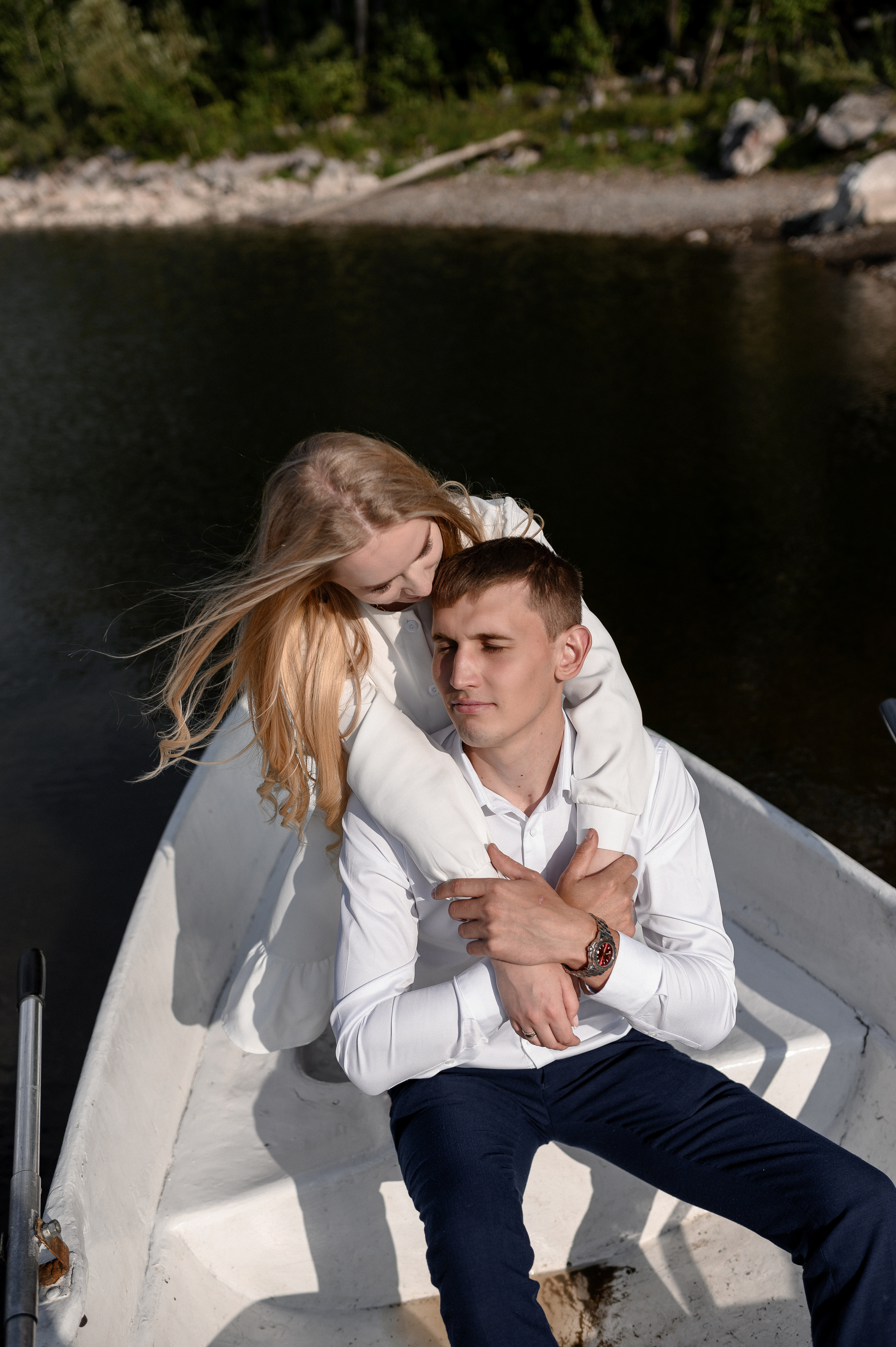 Прогулка на лодочке. Свадебный и семейный фотограф в Красноярске Виктория Тимонина