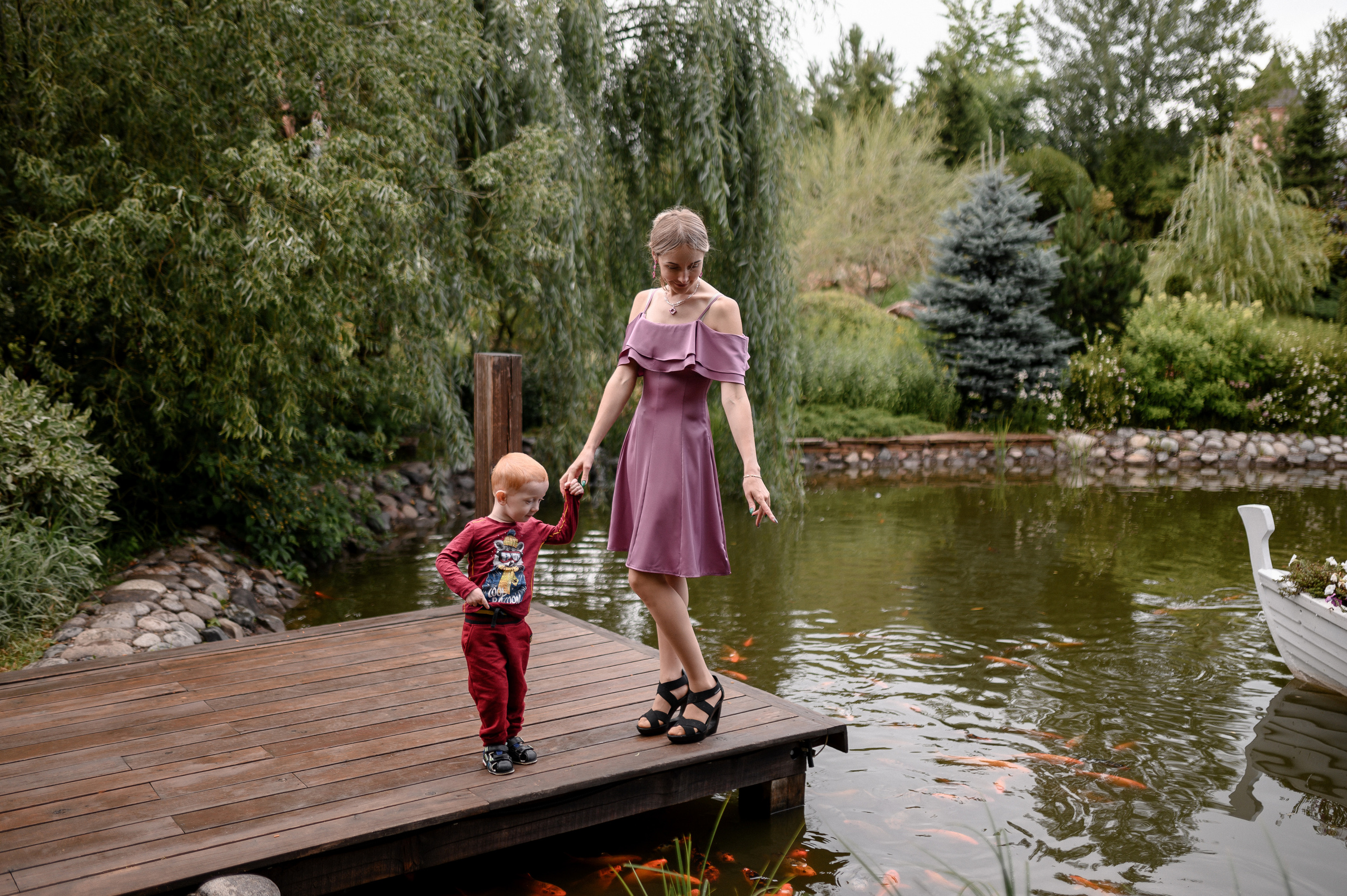 Прогулка в Садах Мечты. Свадебный и семейный фотограф в Красноярске Виктория Тимонина
