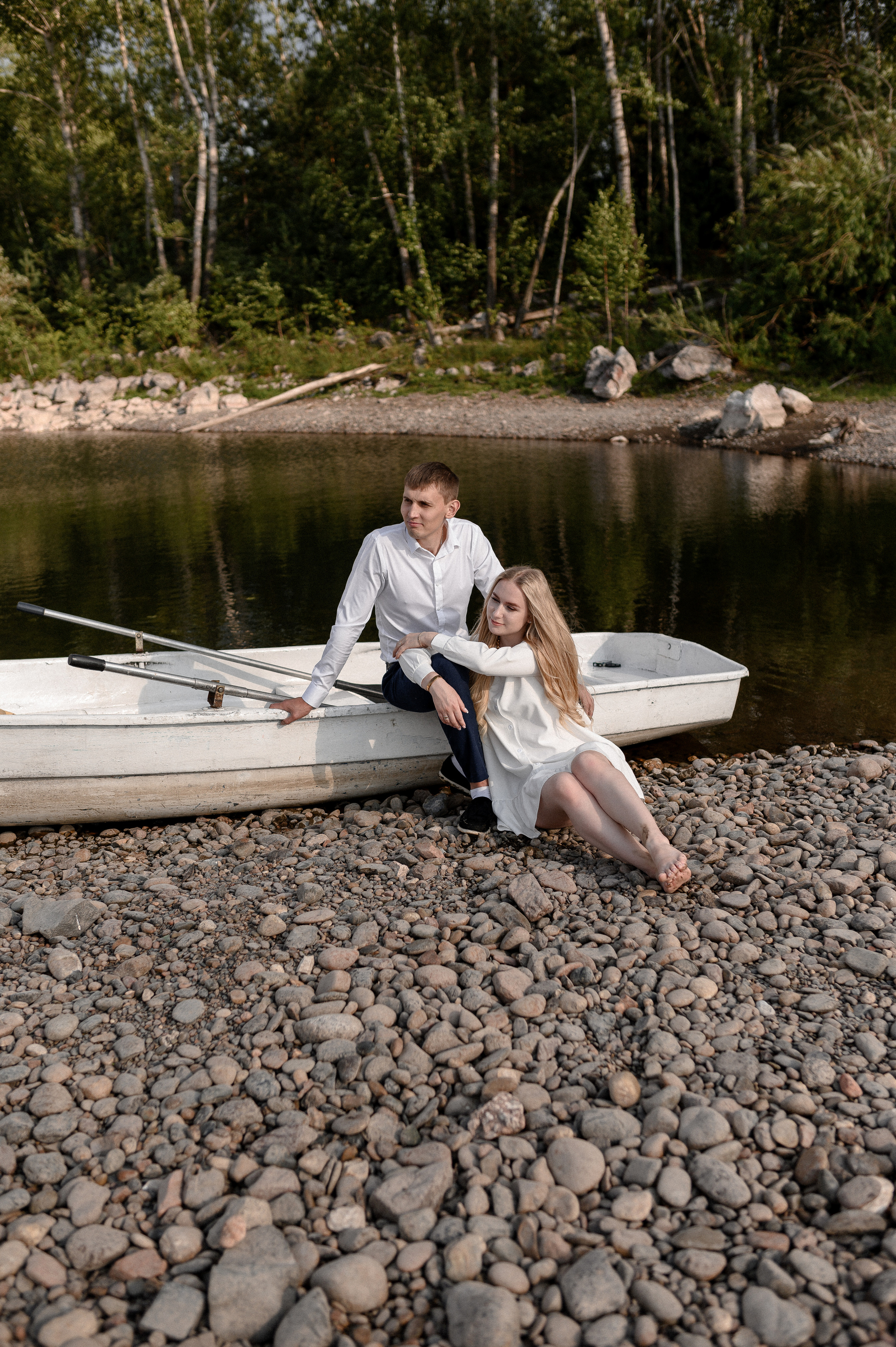Прогулка на лодочке. Свадебный и семейный фотограф в Красноярске Виктория Тимонина