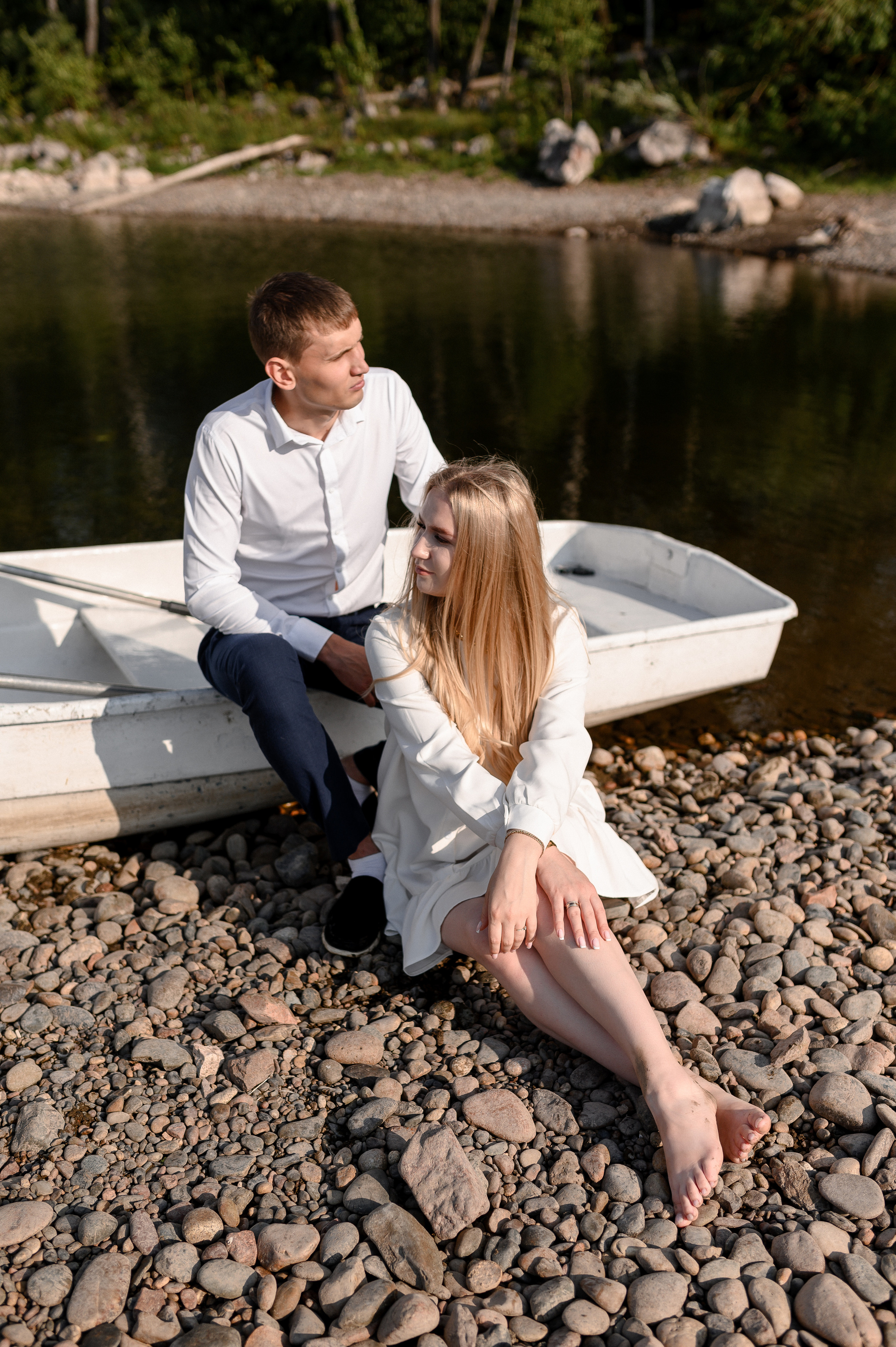 Прогулка на лодочке. Свадебный и семейный фотограф в Красноярске Виктория Тимонина