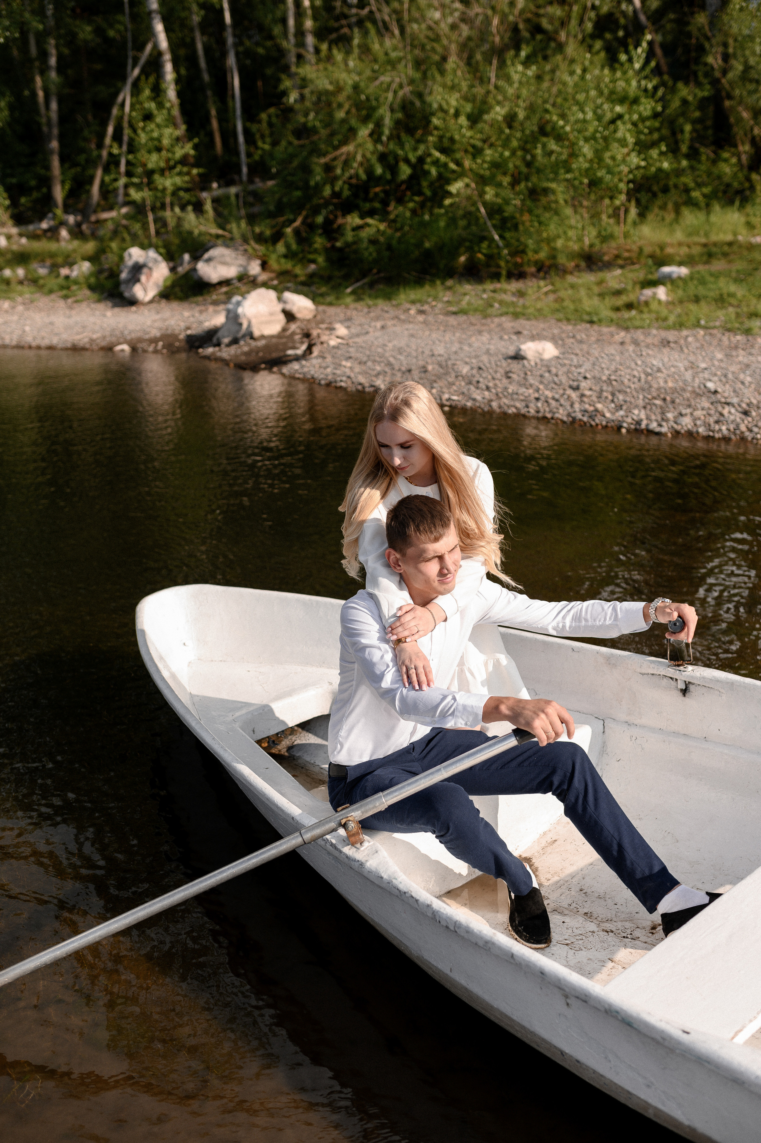 Прогулка на лодочке. Свадебный и семейный фотограф в Красноярске Виктория Тимонина