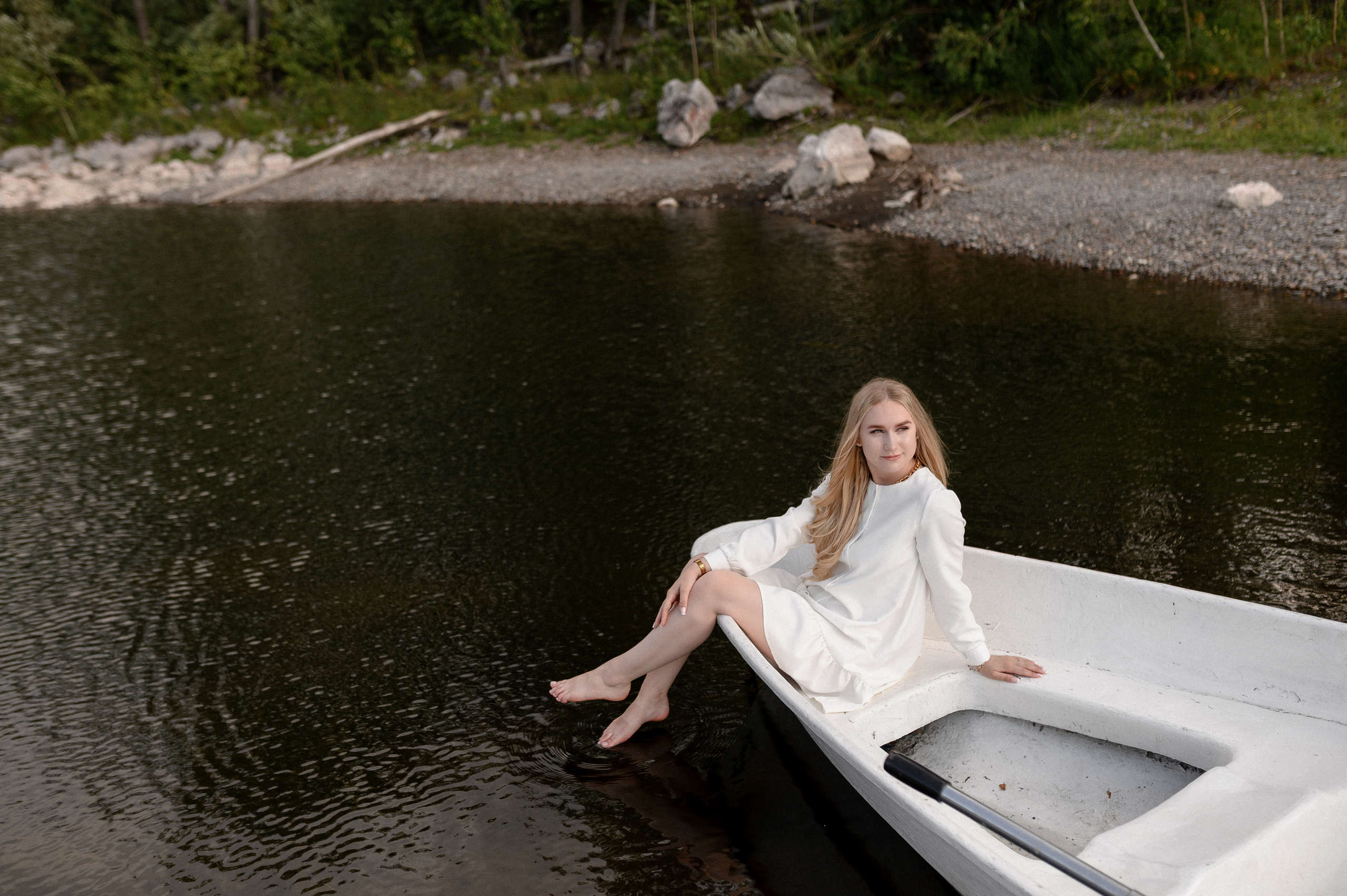 Прогулка на лодочке. Свадебный и семейный фотограф в Красноярске Виктория Тимонина