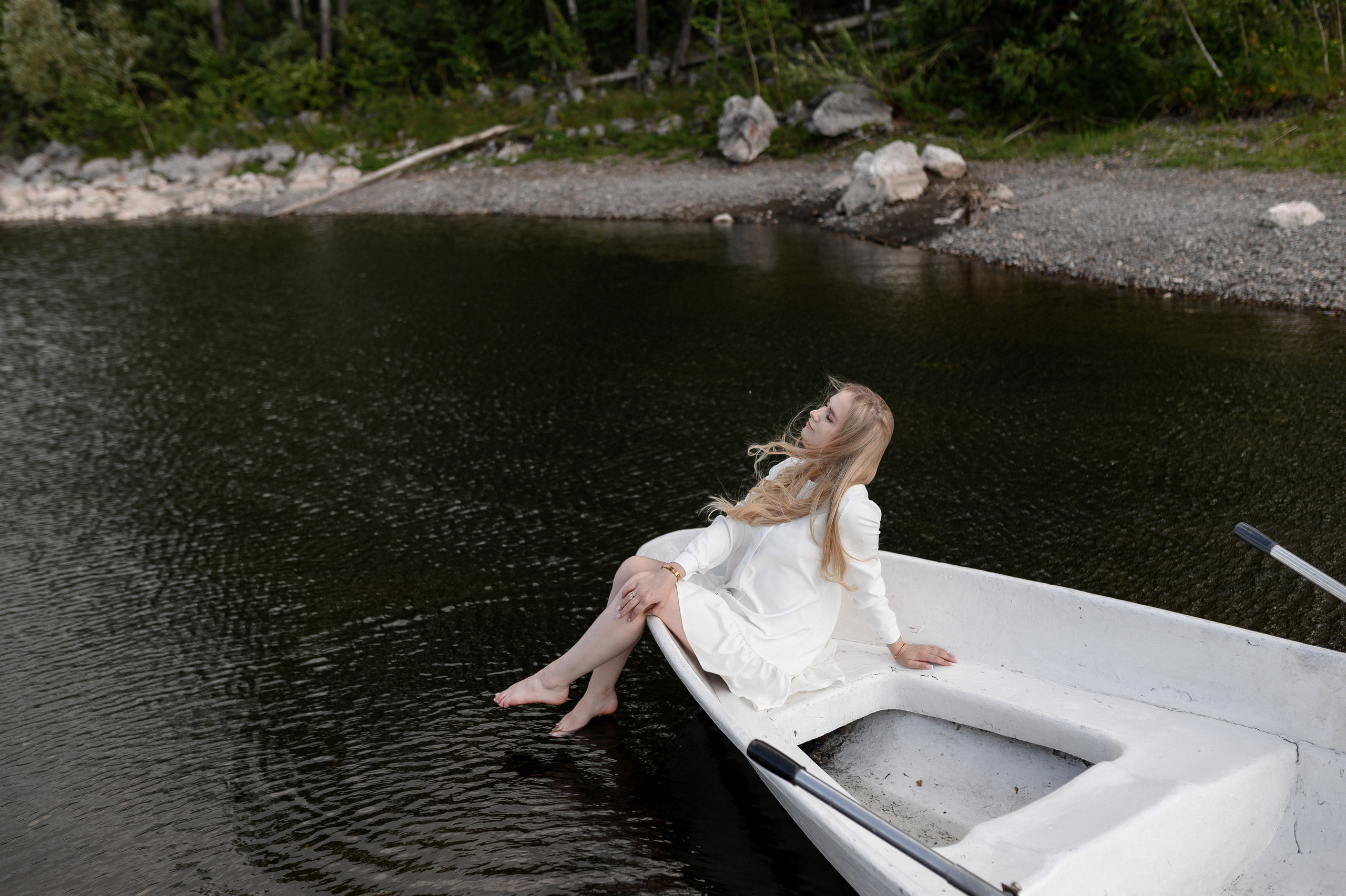 Прогулка на лодочке. Свадебный и семейный фотограф в Красноярске Виктория Тимонина