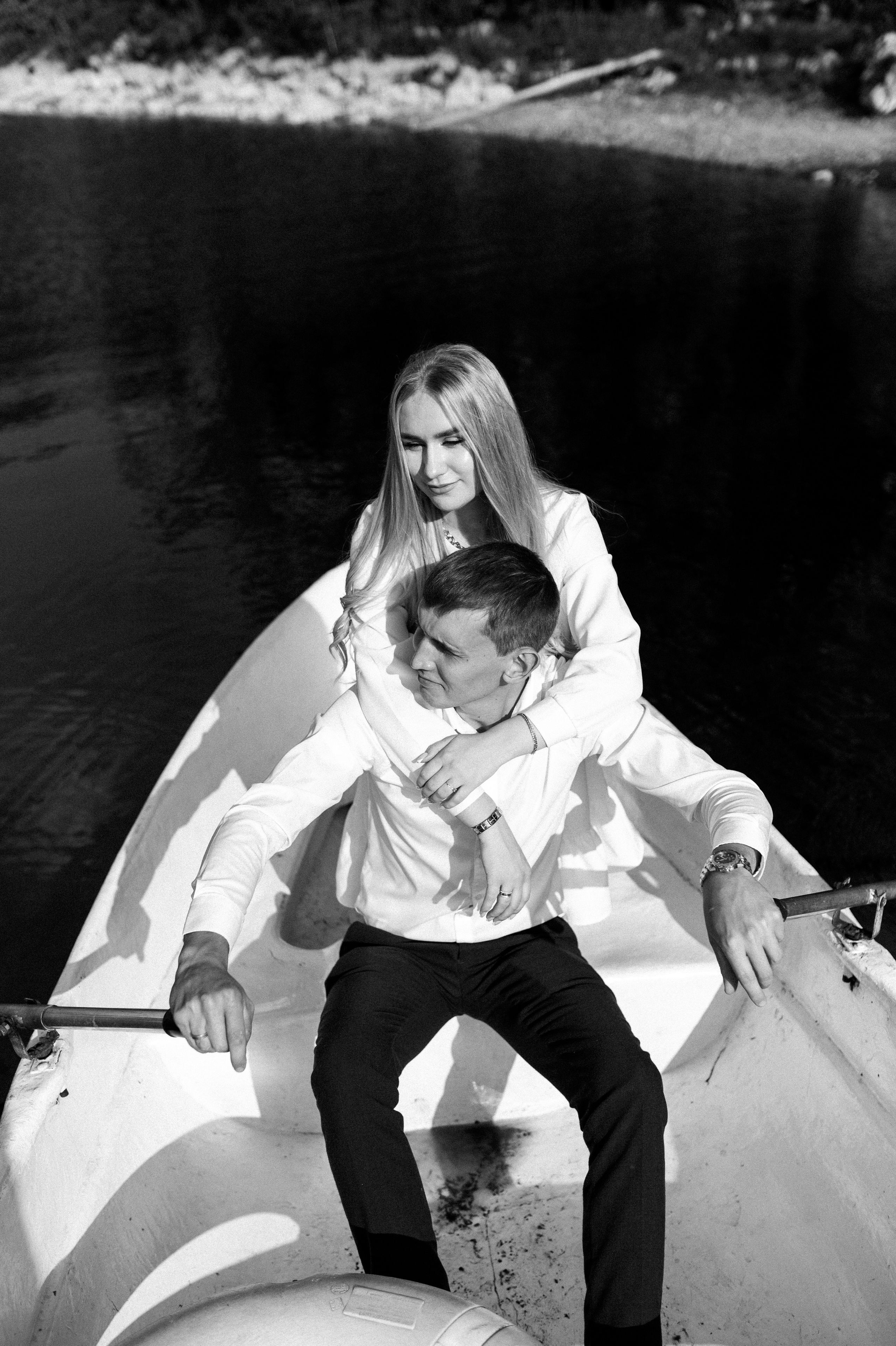 Прогулка на лодочке. Свадебный и семейный фотограф в Красноярске Виктория Тимонина