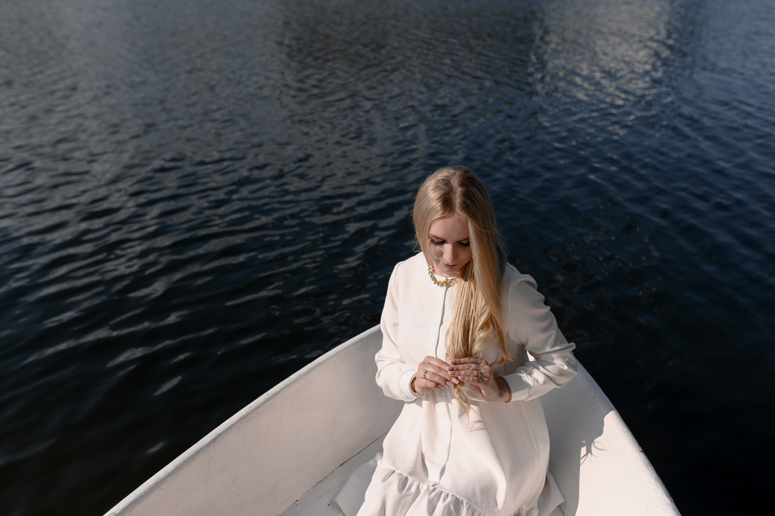 Прогулка на лодочке. Свадебный и семейный фотограф в Красноярске Виктория Тимонина
