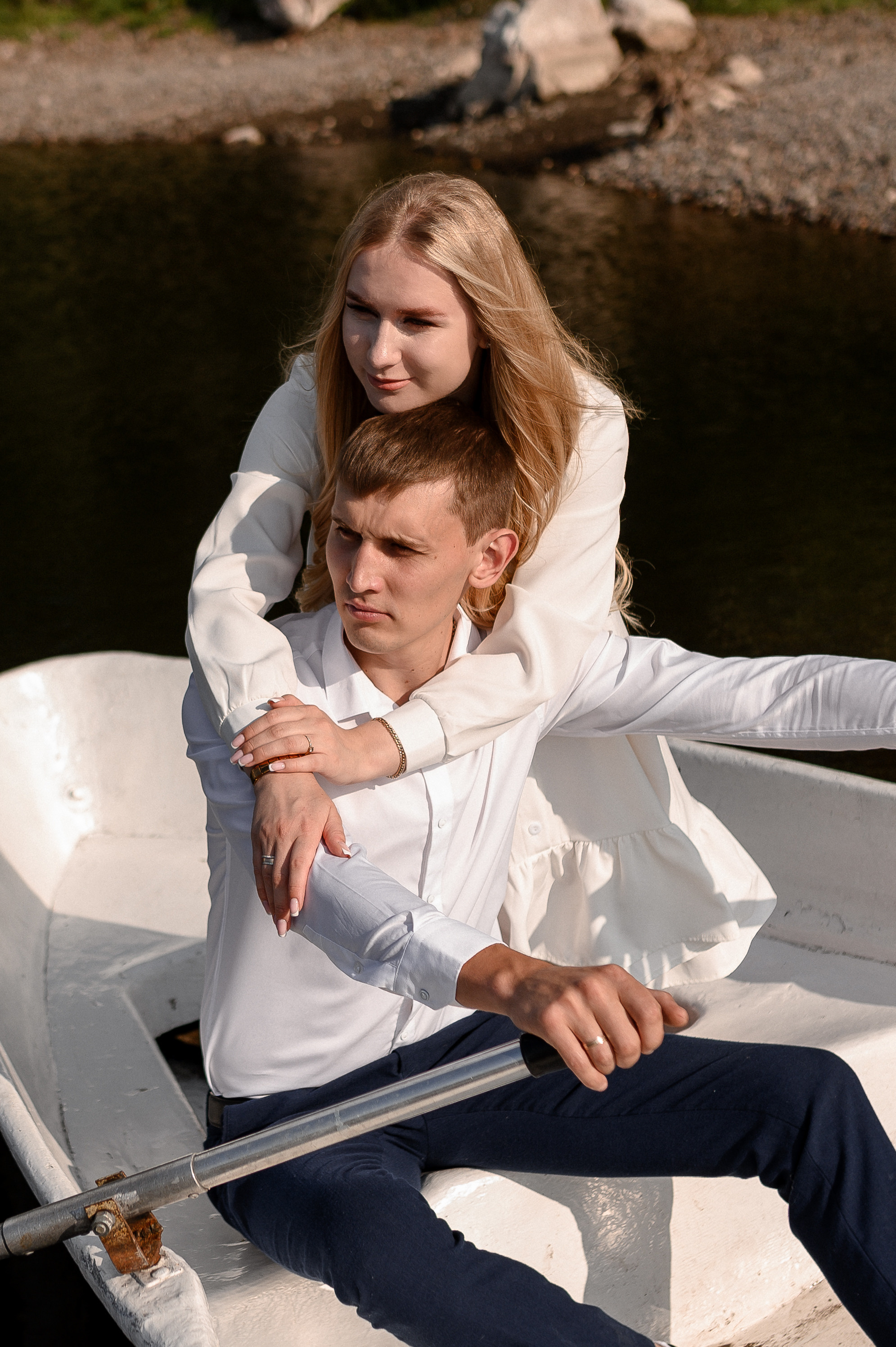 Прогулка на лодочке. Свадебный и семейный фотограф в Красноярске Виктория Тимонина