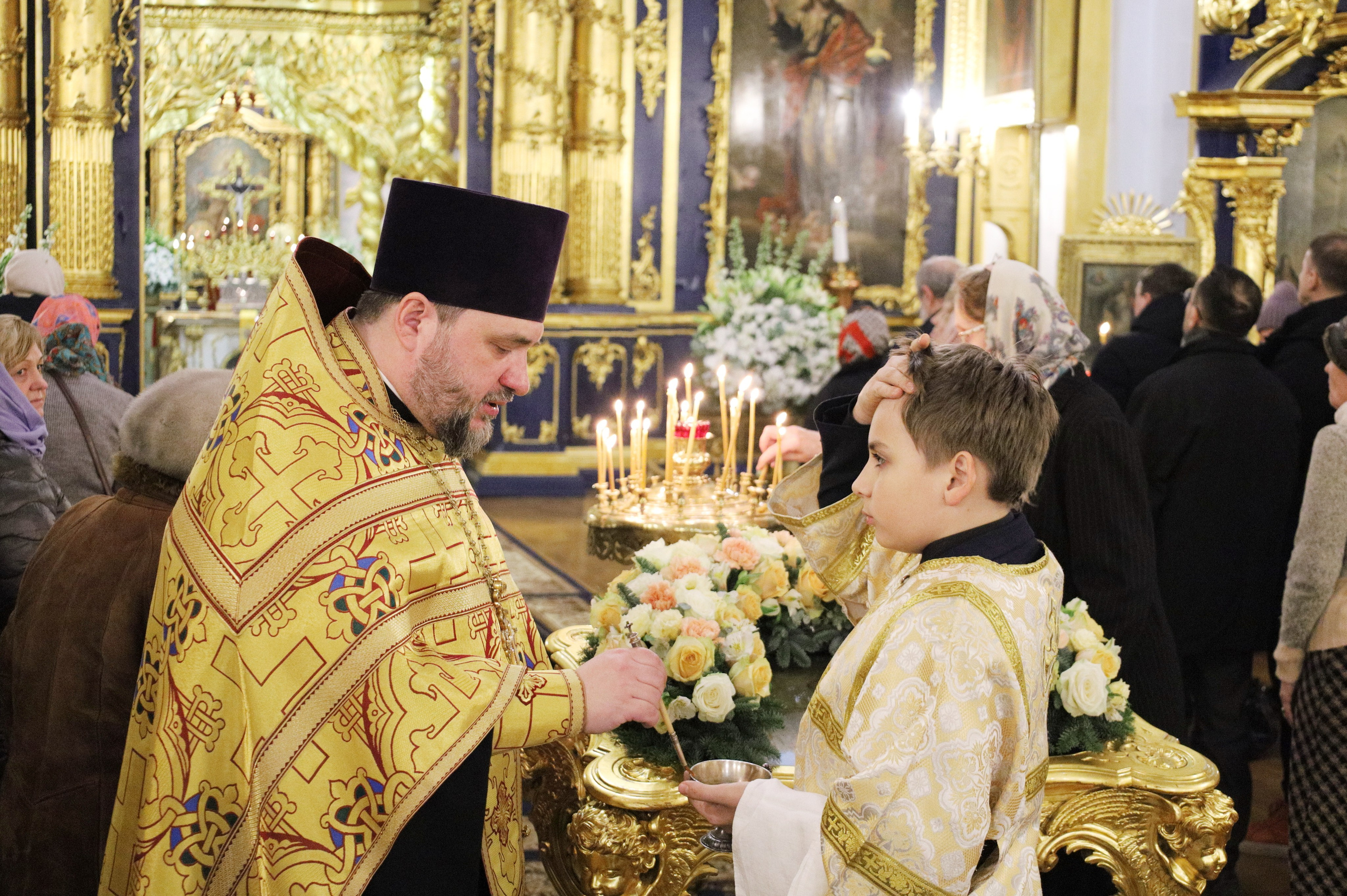 СЛУЖЕНИЕ В КАНУН ДНЯ ПАМЯТИ СВЯТИТЕЛЯ НИКОЛАЯ ЧУДОТВОРЦА. НИКОЛО-БОГОЯВЛЕНСКИЙ МОРСКОЙ СОБОР