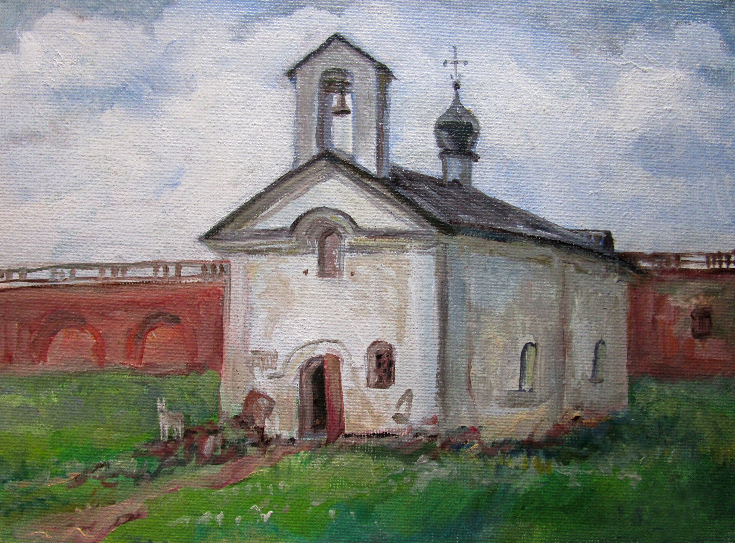 Северная часовня, Великий Новгород; холст / масло, 2018