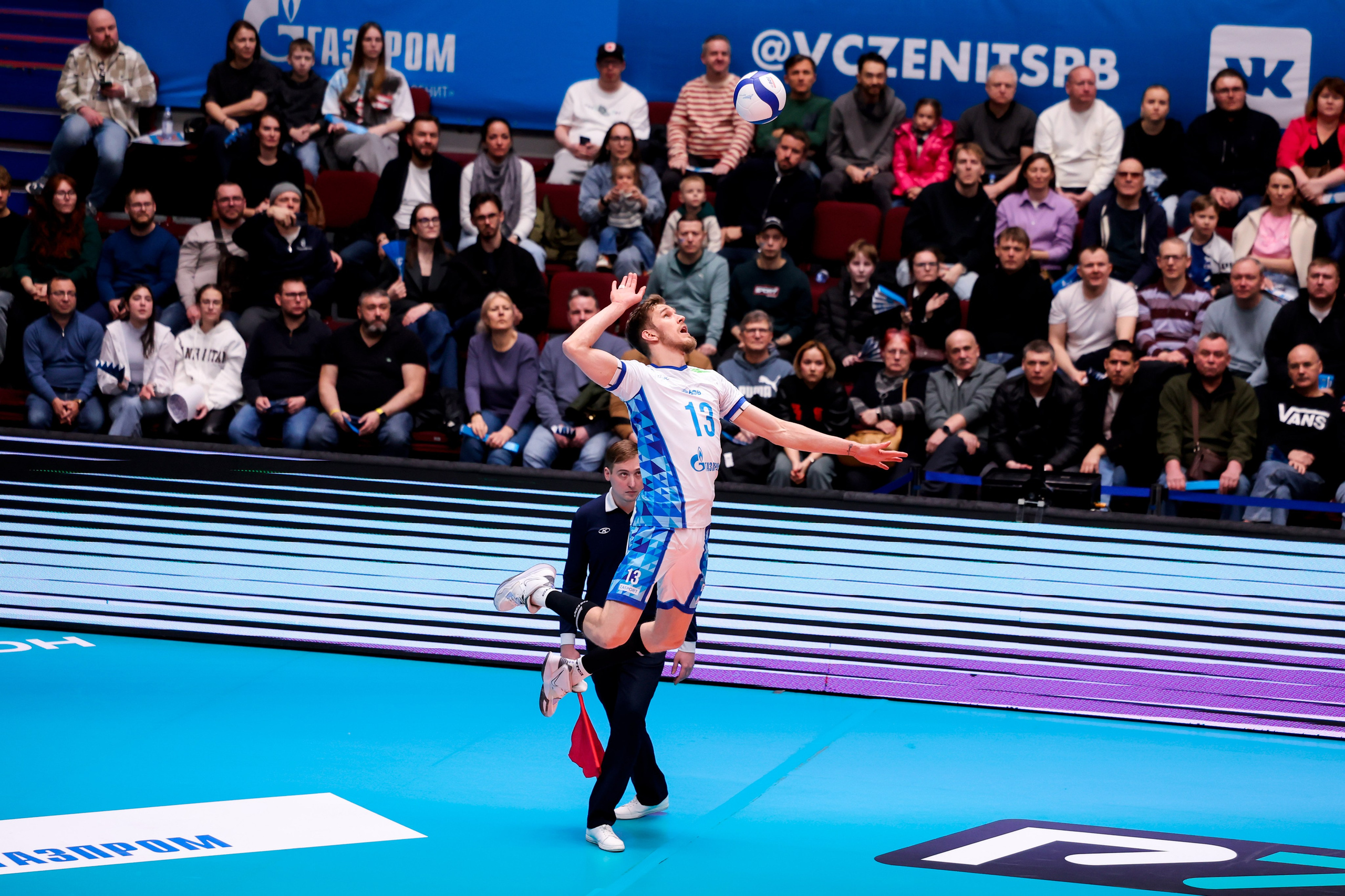 ВК Зенит — ВК Белогорье 08.04.2025. Спортивный и репортажный фотограф Антон Тереханов