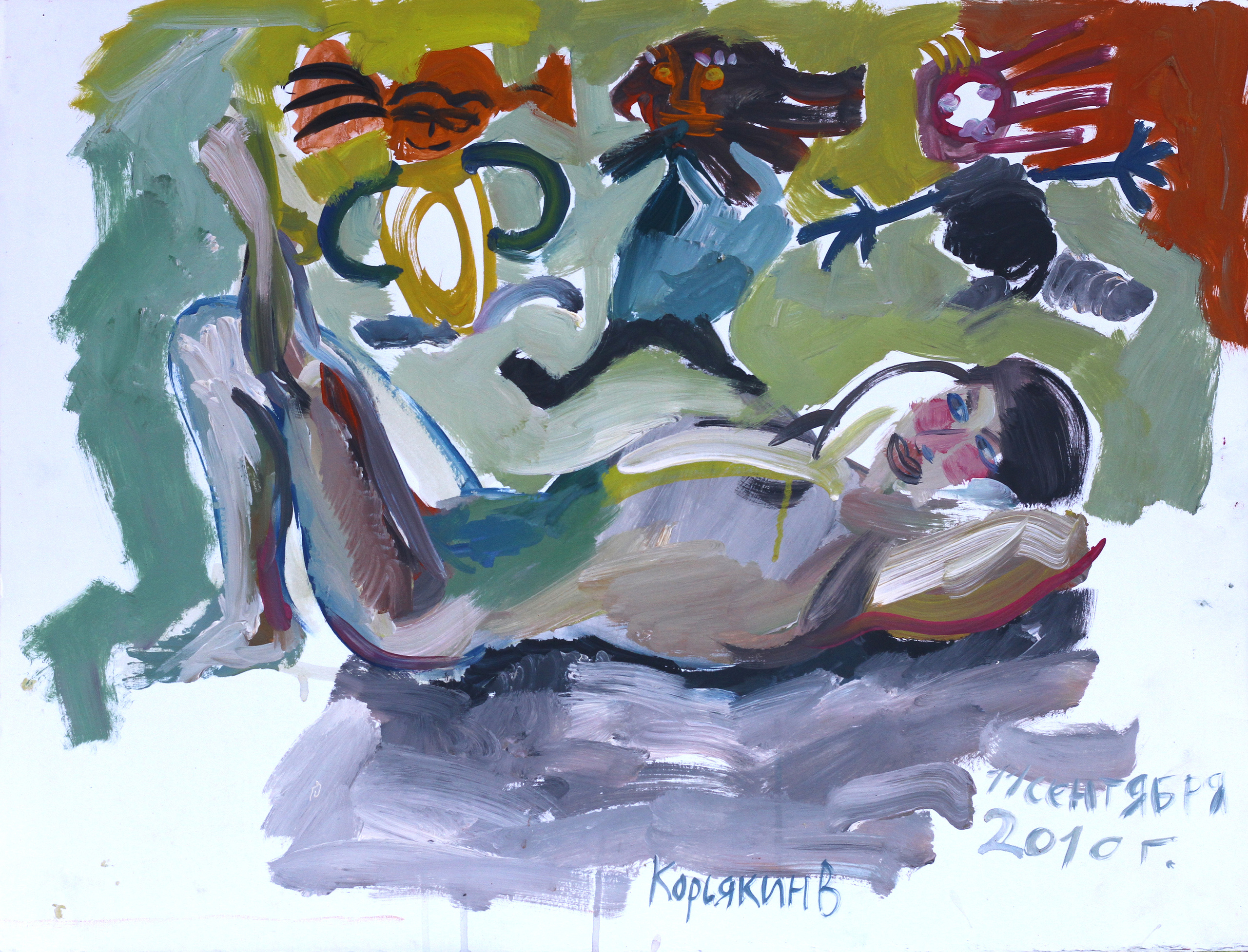 Обнаженная натура. Уральский художник-график Виктор Корьякин