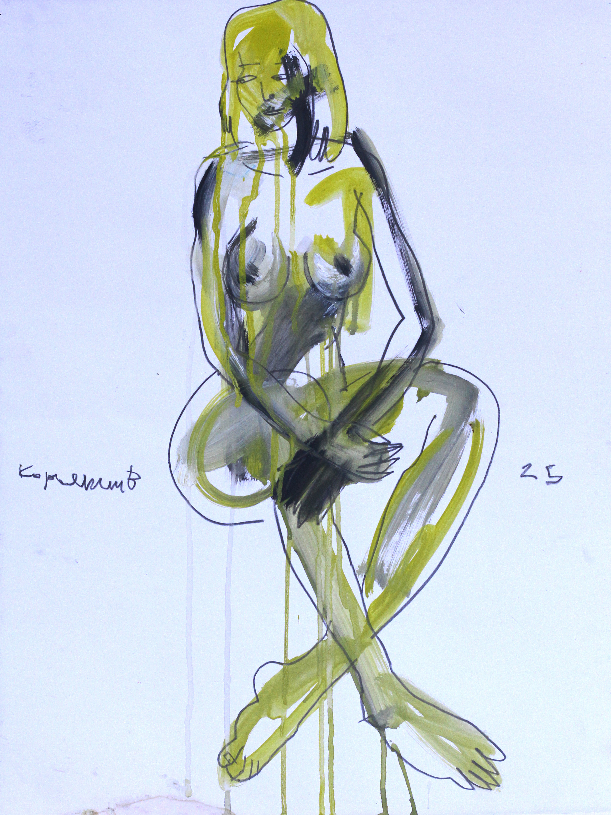 Обнаженная натура. Уральский художник-график Виктор Корьякин