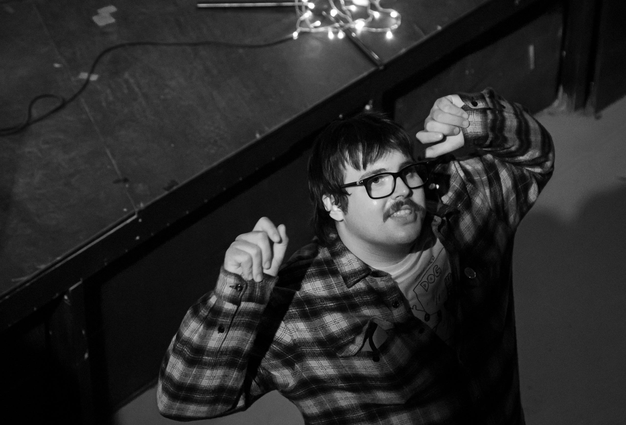 Муз. группа «Кабельщик». Сандра Ковалева | ЧБ фотограф