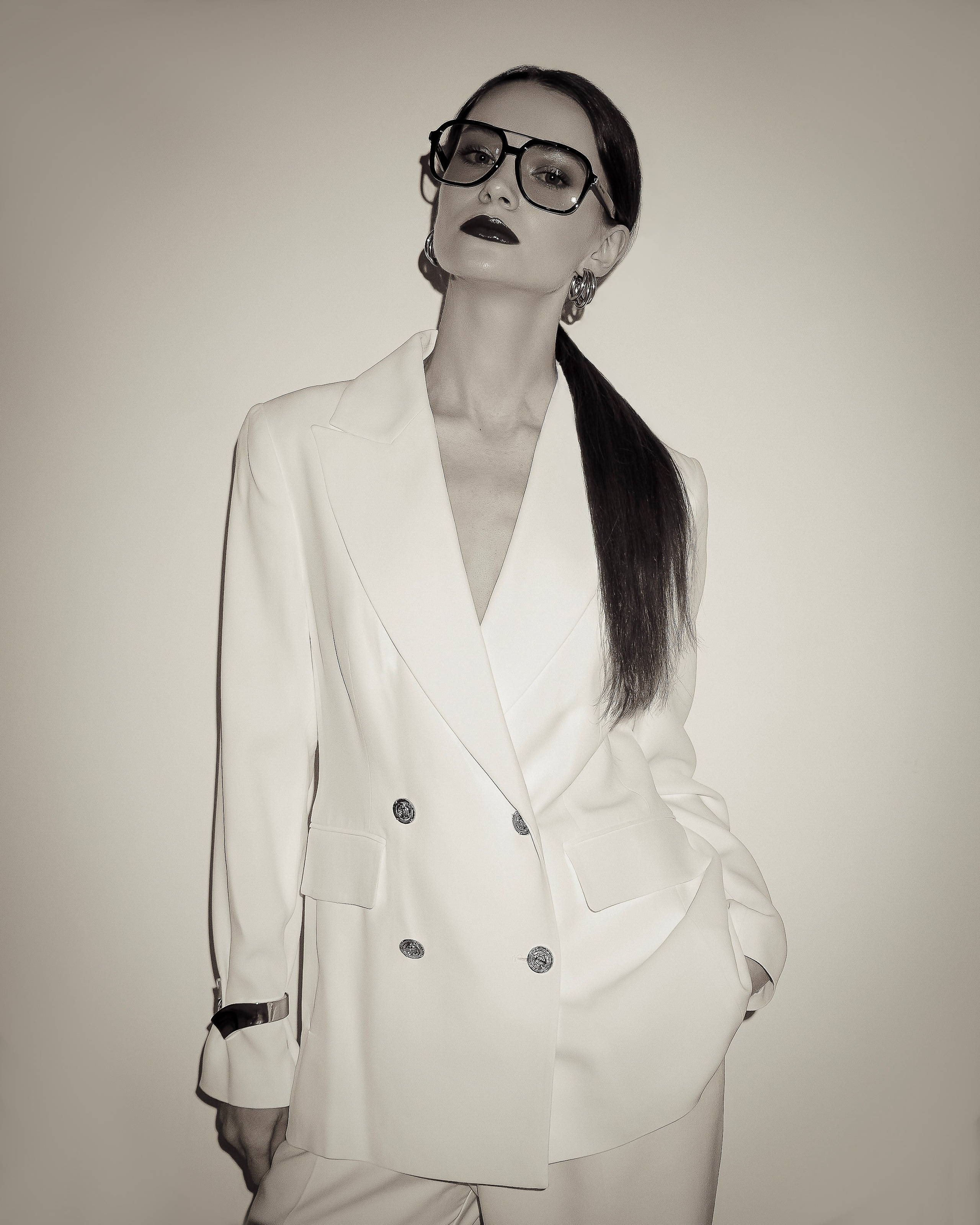 Съемка портрета с масками Гобо. Портретный фотограф в Санкт-Петербурге Дария Сыч