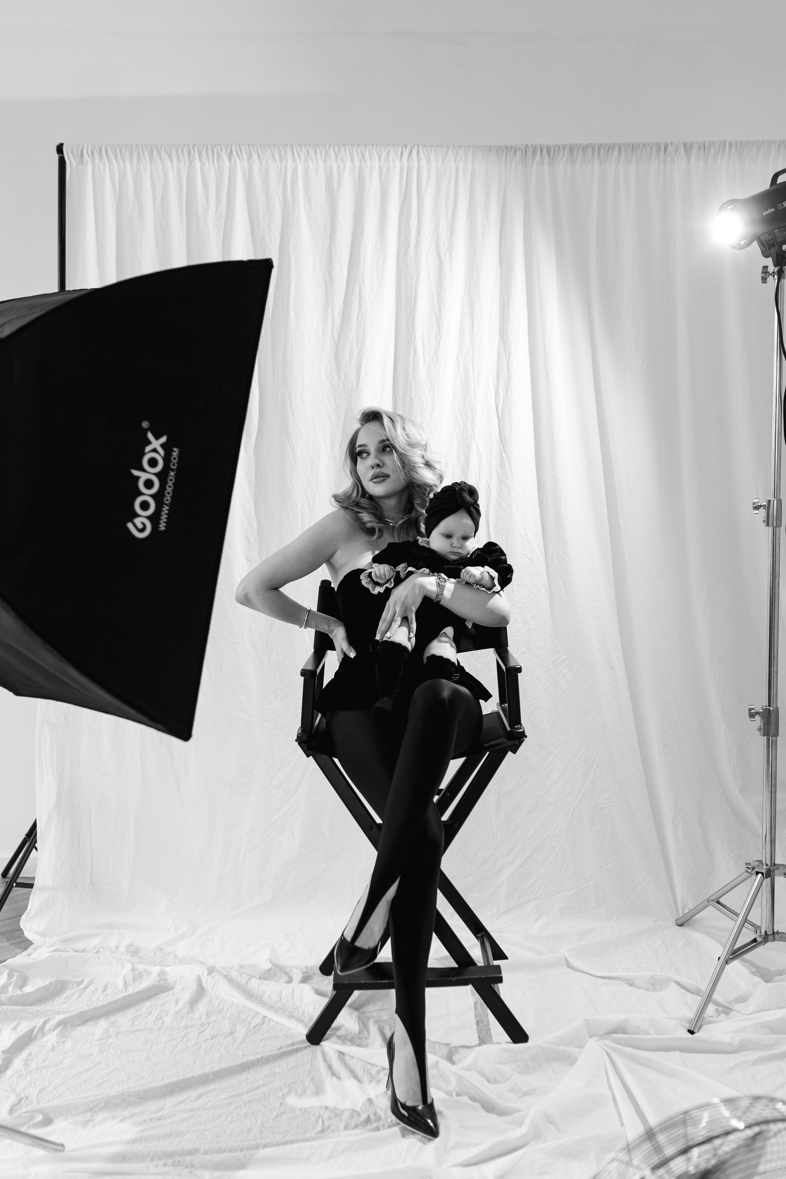 Семейная съёмка в студии. Фотограф Трифон Мира