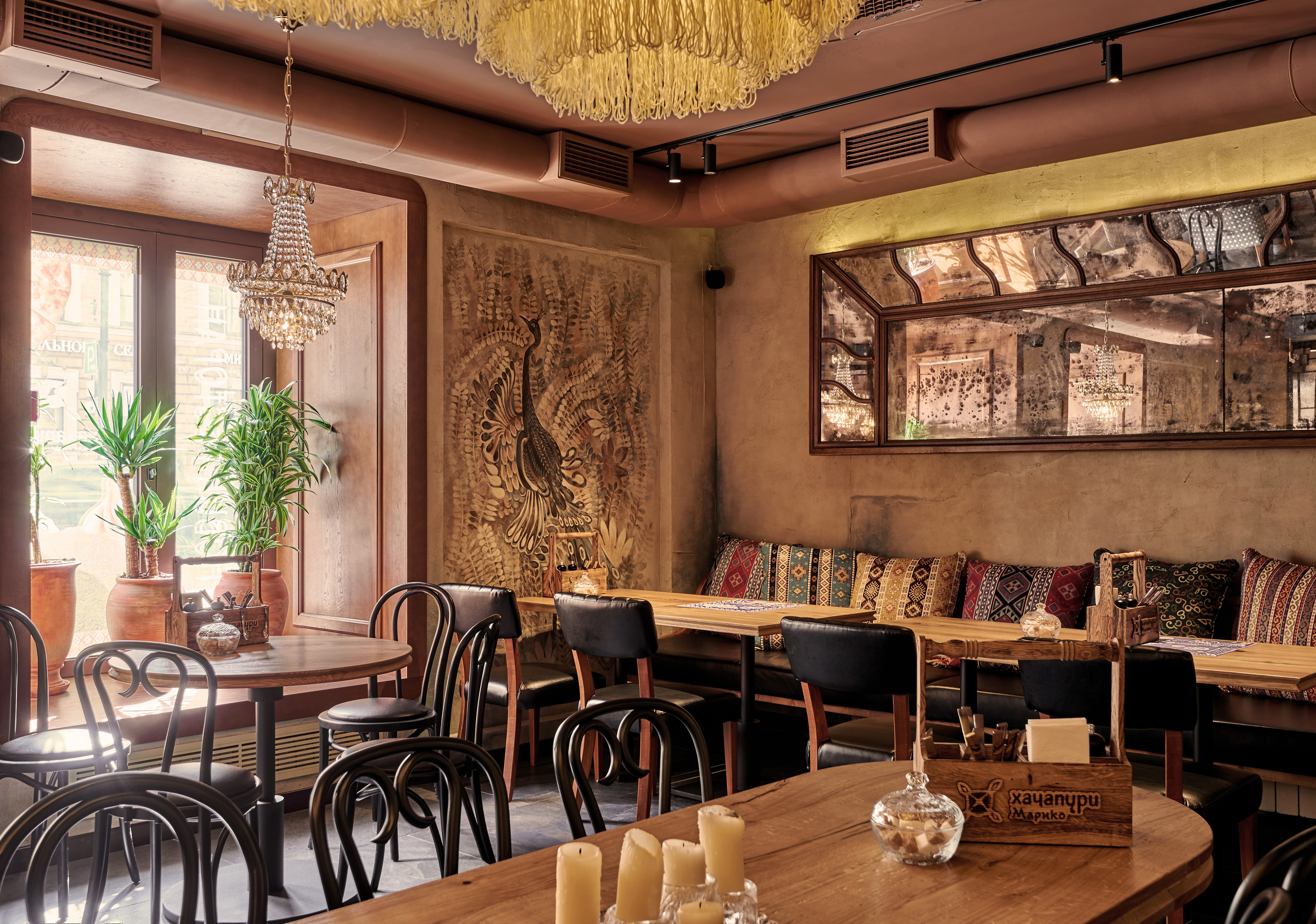 РЕСТОРАН | ХАЧАПУРИ ТЁТУШКИ МАРИКО. Интерьерный и архитектурный фотограф в Сочи МАКСИМ КСЕНЗОВ