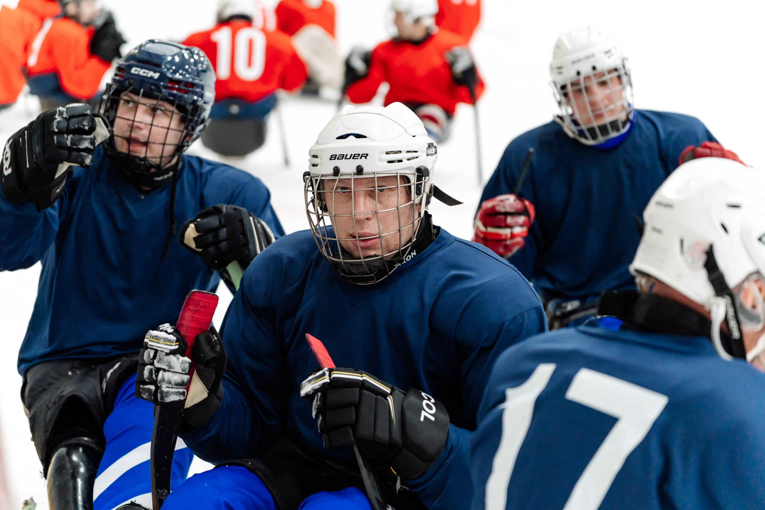 Игра в следж хоккей приуроченная 23.02.26 в арене Сталкер