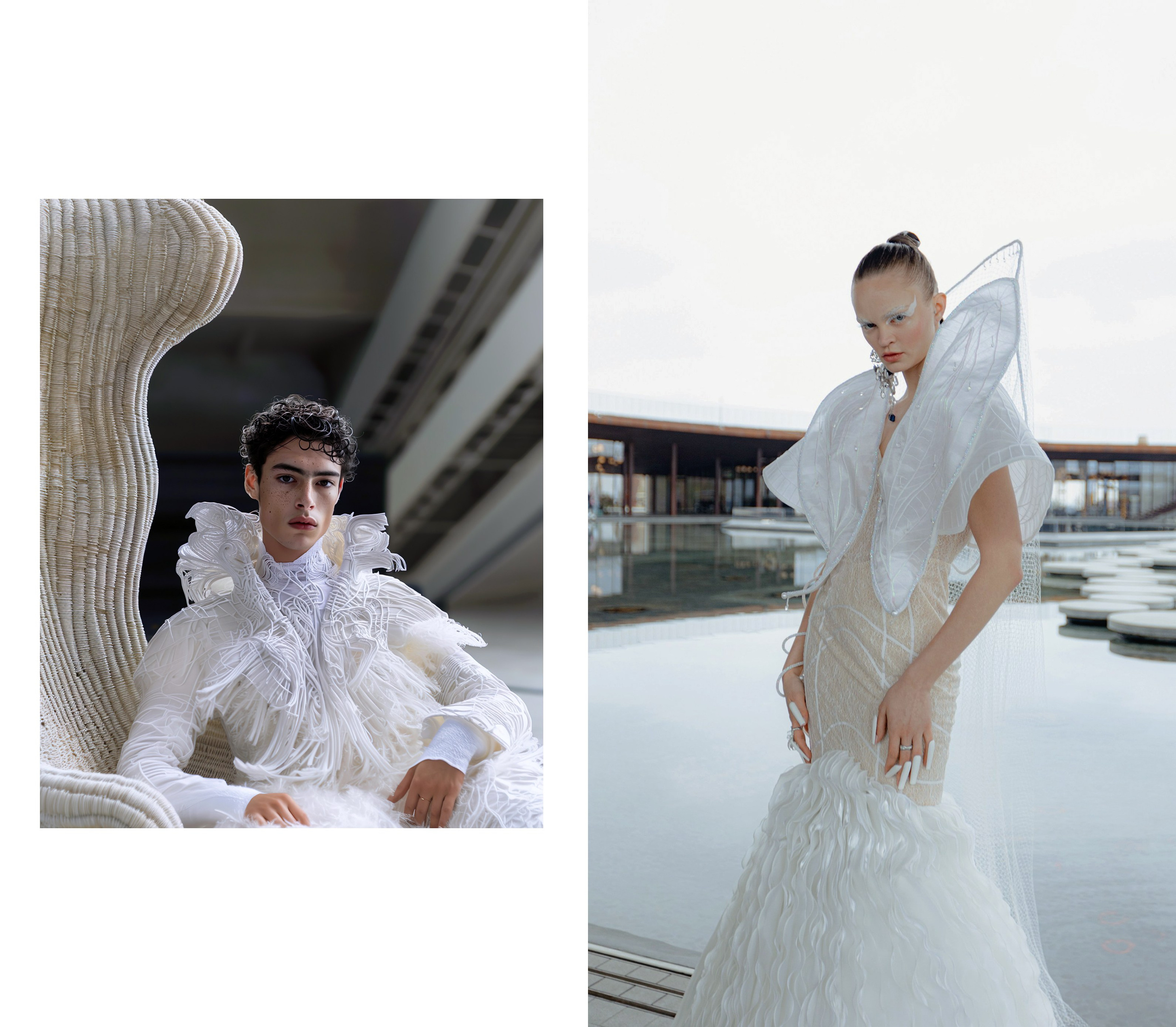 AI x Futurism. Fusion Wedding Photographer