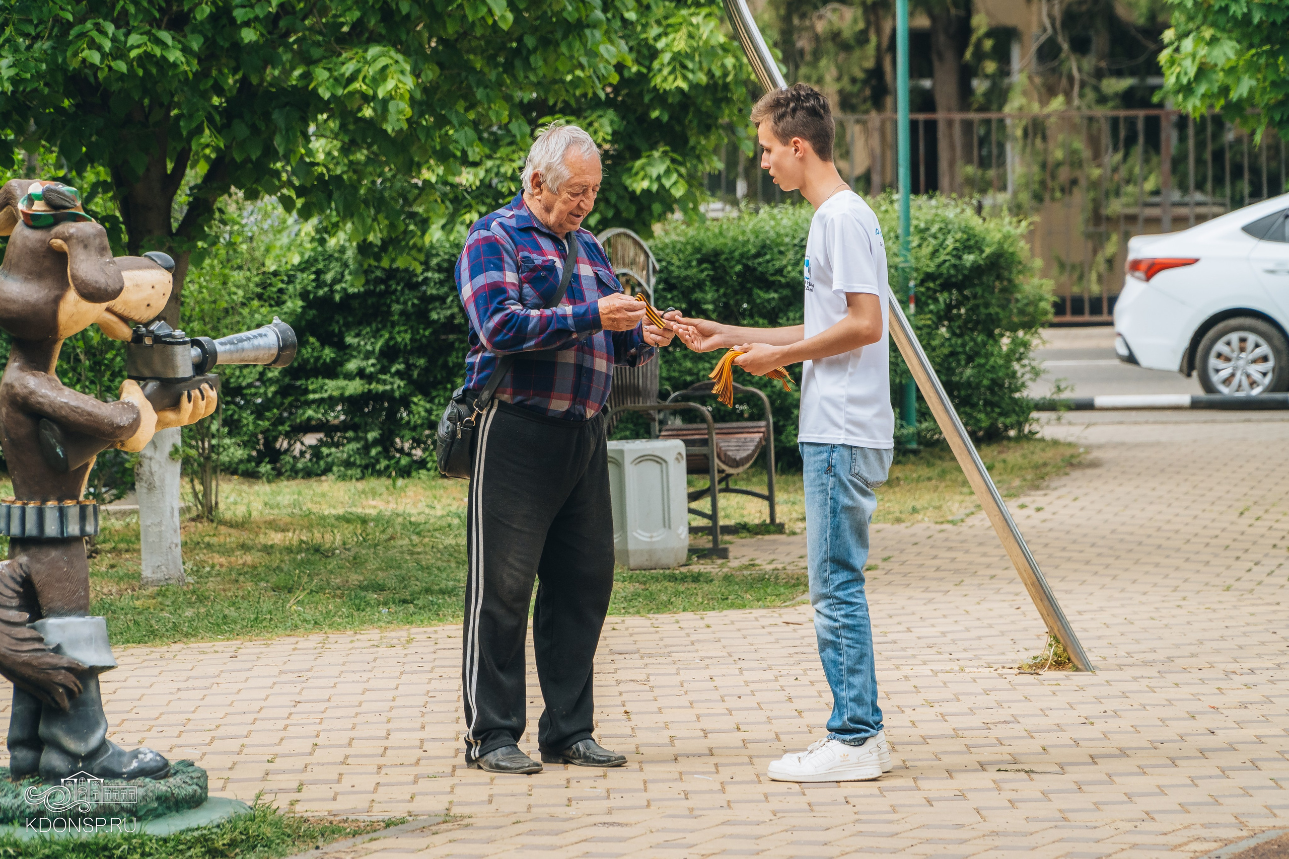 «Георгиевская ленточка — символ Победы». Новотитаровский Дом культуры