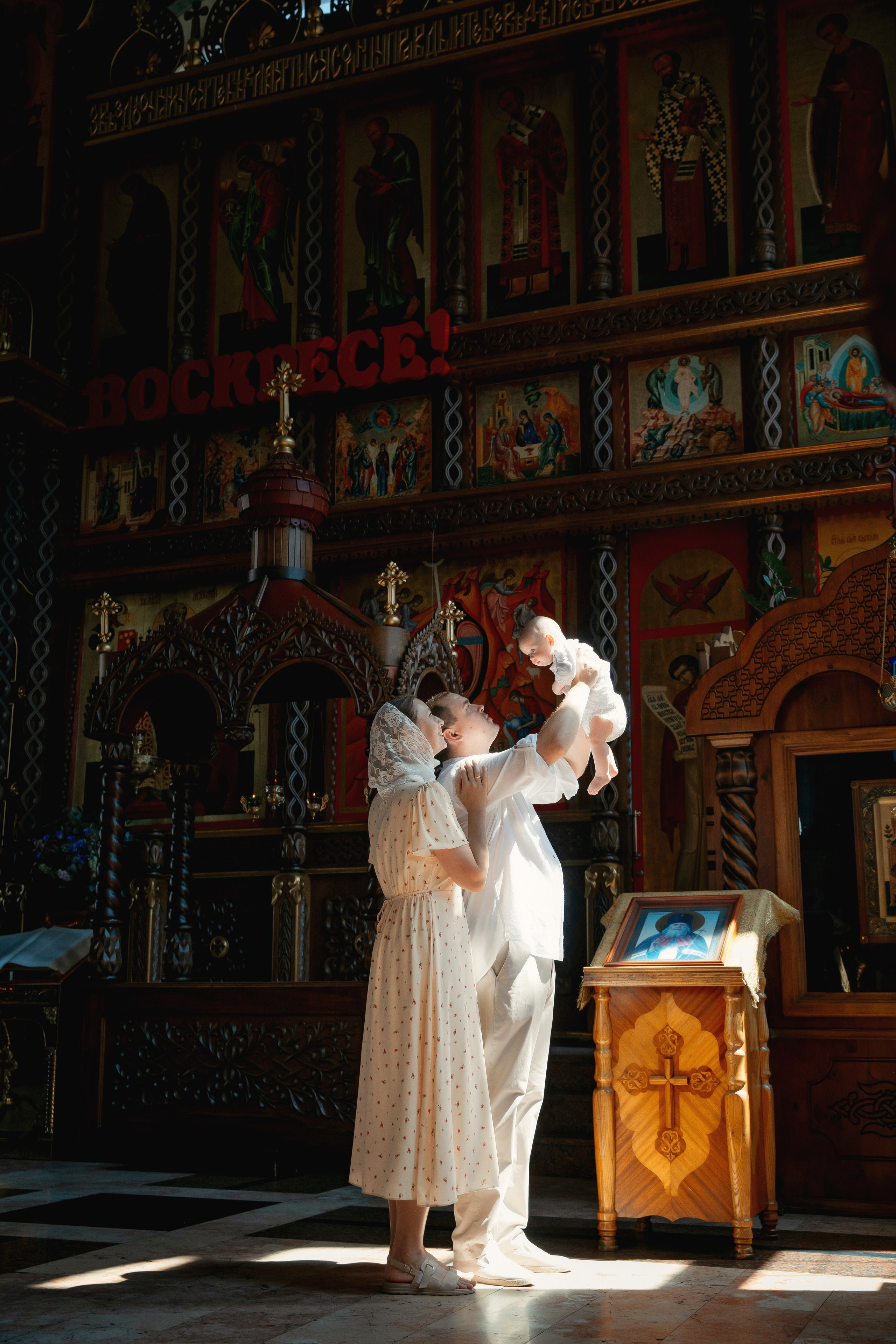 Таинство Крещения Михаила. Свадебный и Семейный Фотограф в Краснодаре