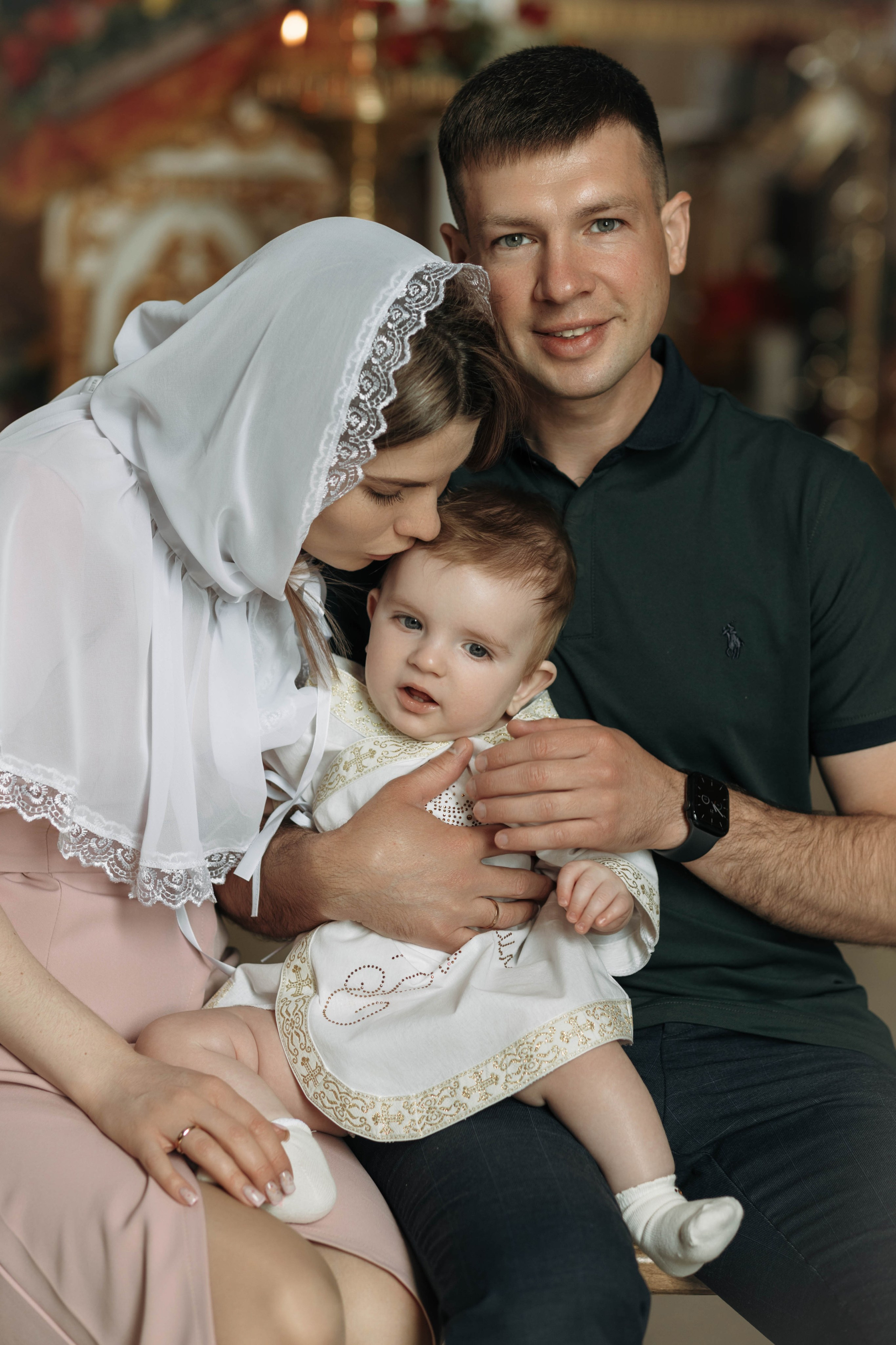 Таинство Крещения Даниила. Фотограф Сальск Катерина