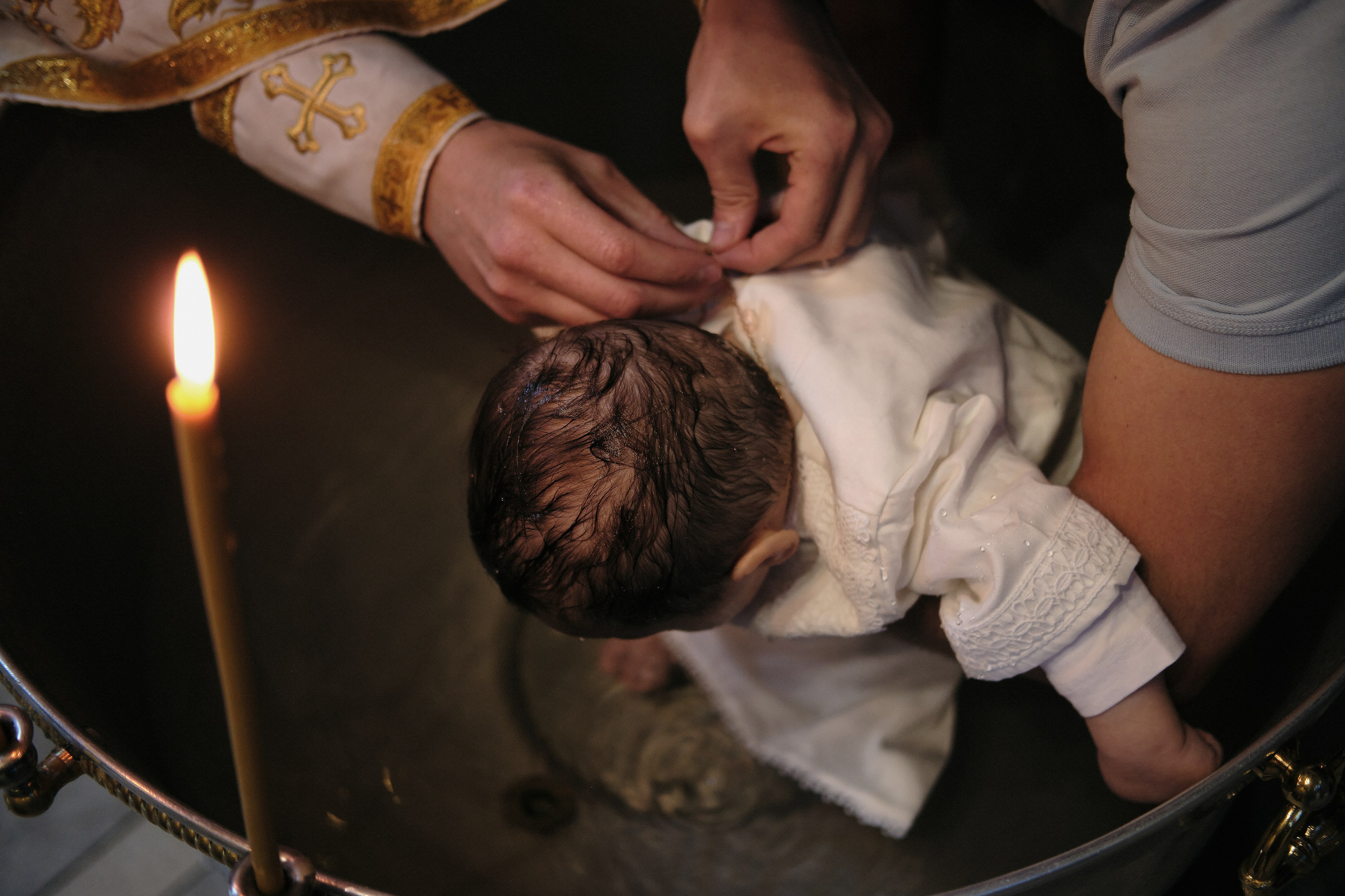 Крещение младенца. Фотограф в Анапе и Краснодаре Тина