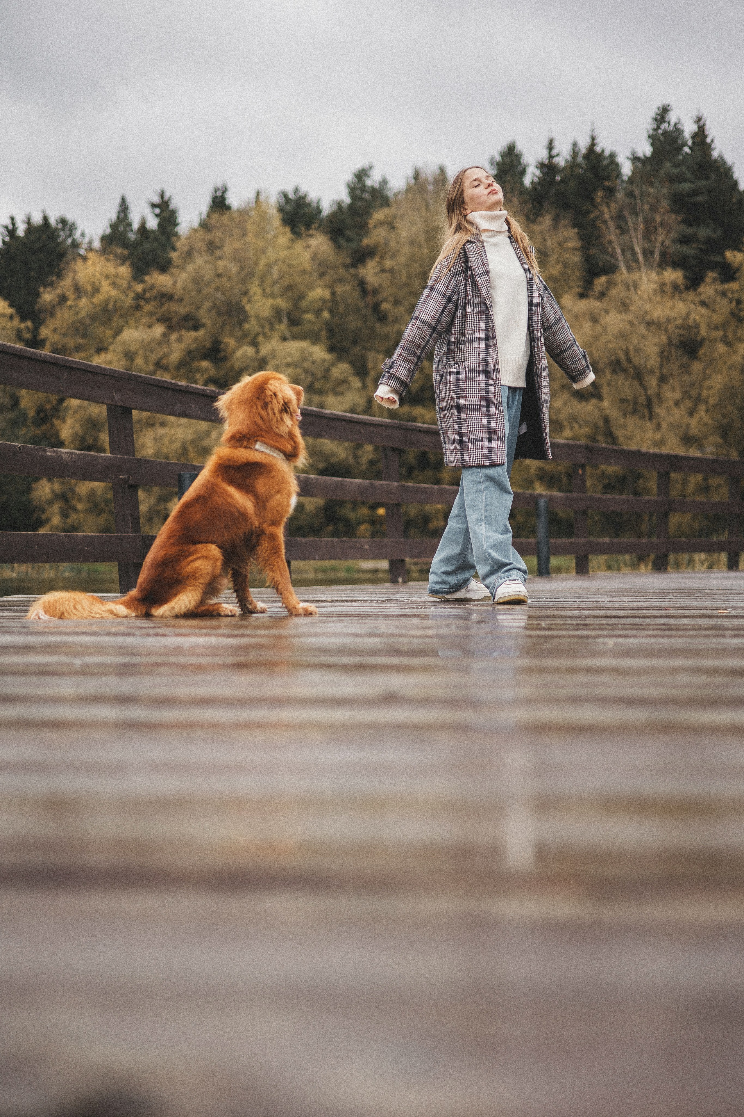 Алина и Бис. Фотограф-анималист Богданова Полина