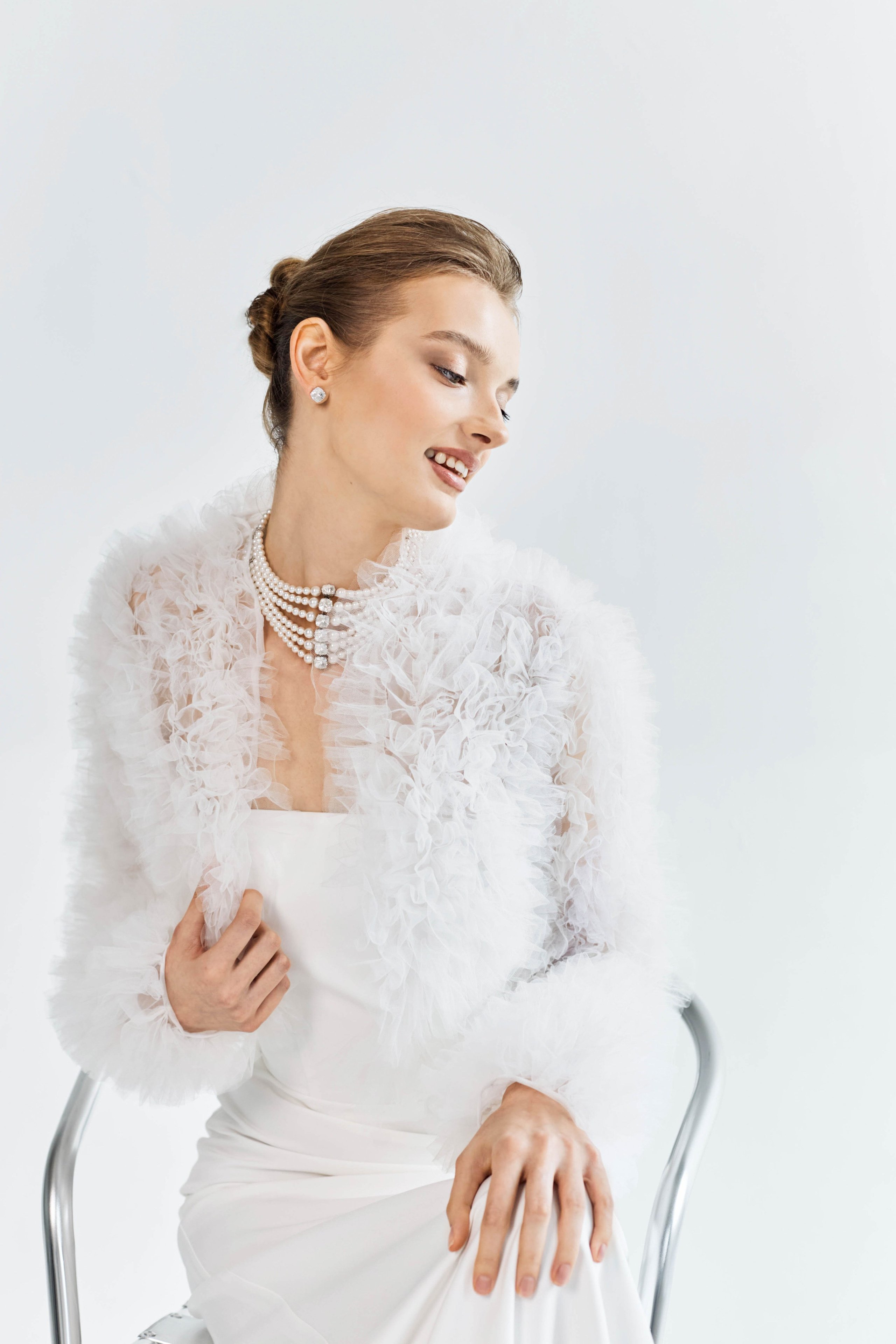 Фатиновая шубка. Свадебный салон-ателье Бонжур в Минске Bonjour