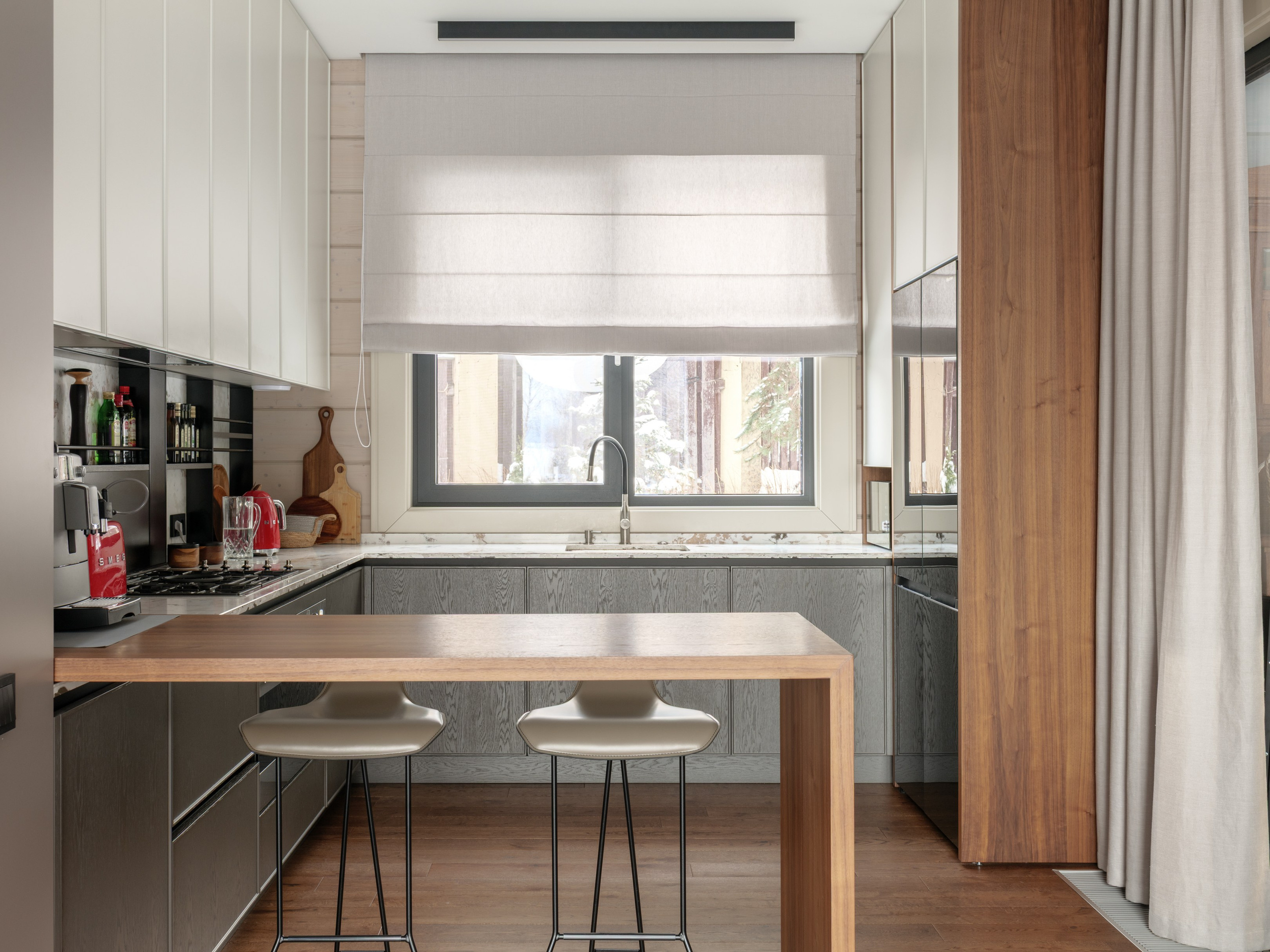 Загородный дом. Дизайнер Дмитрий Кисляков. Мебель на заказ