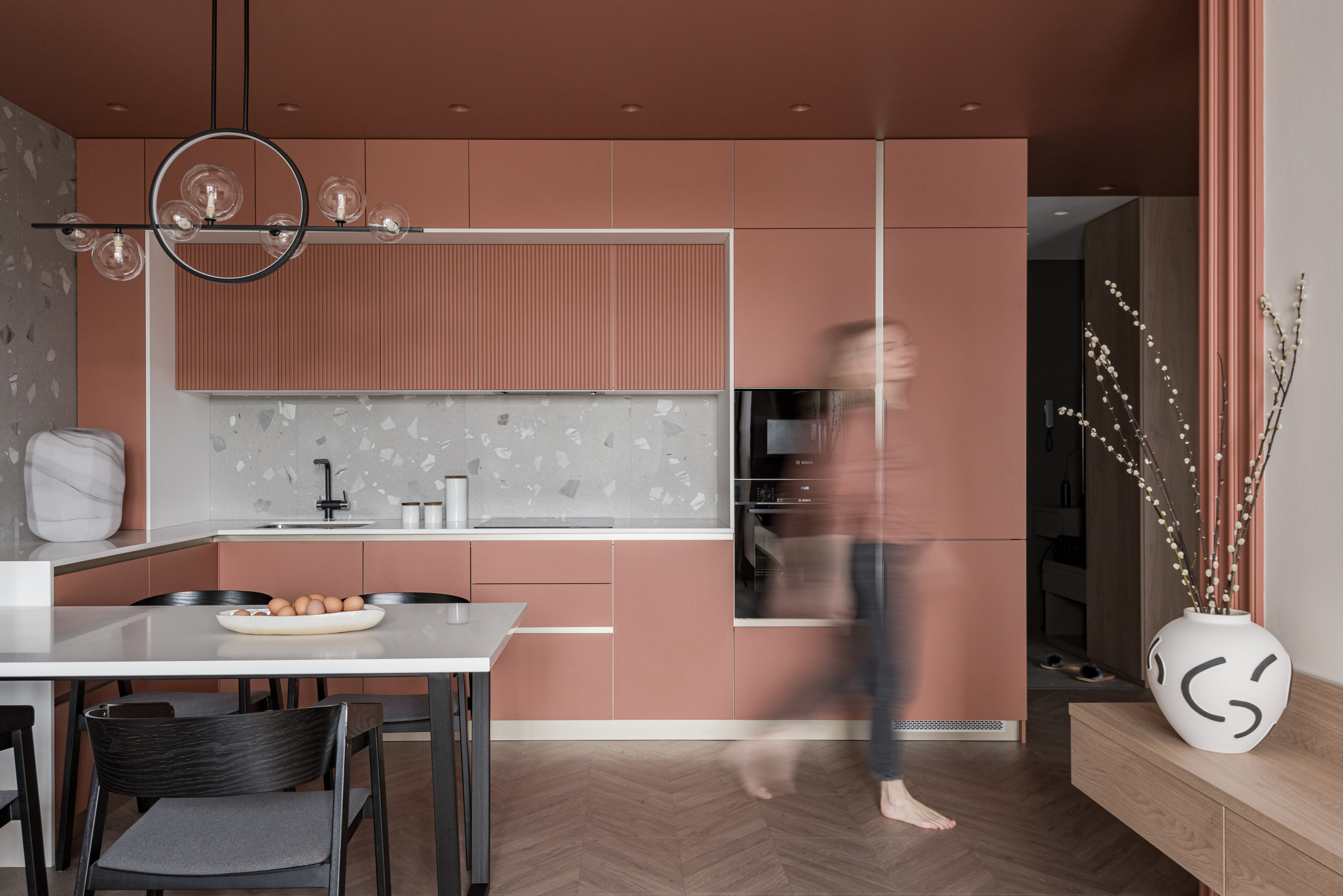 Квартира для молодого человека. Дизайнер Анна Хащенко. Мебель на заказ