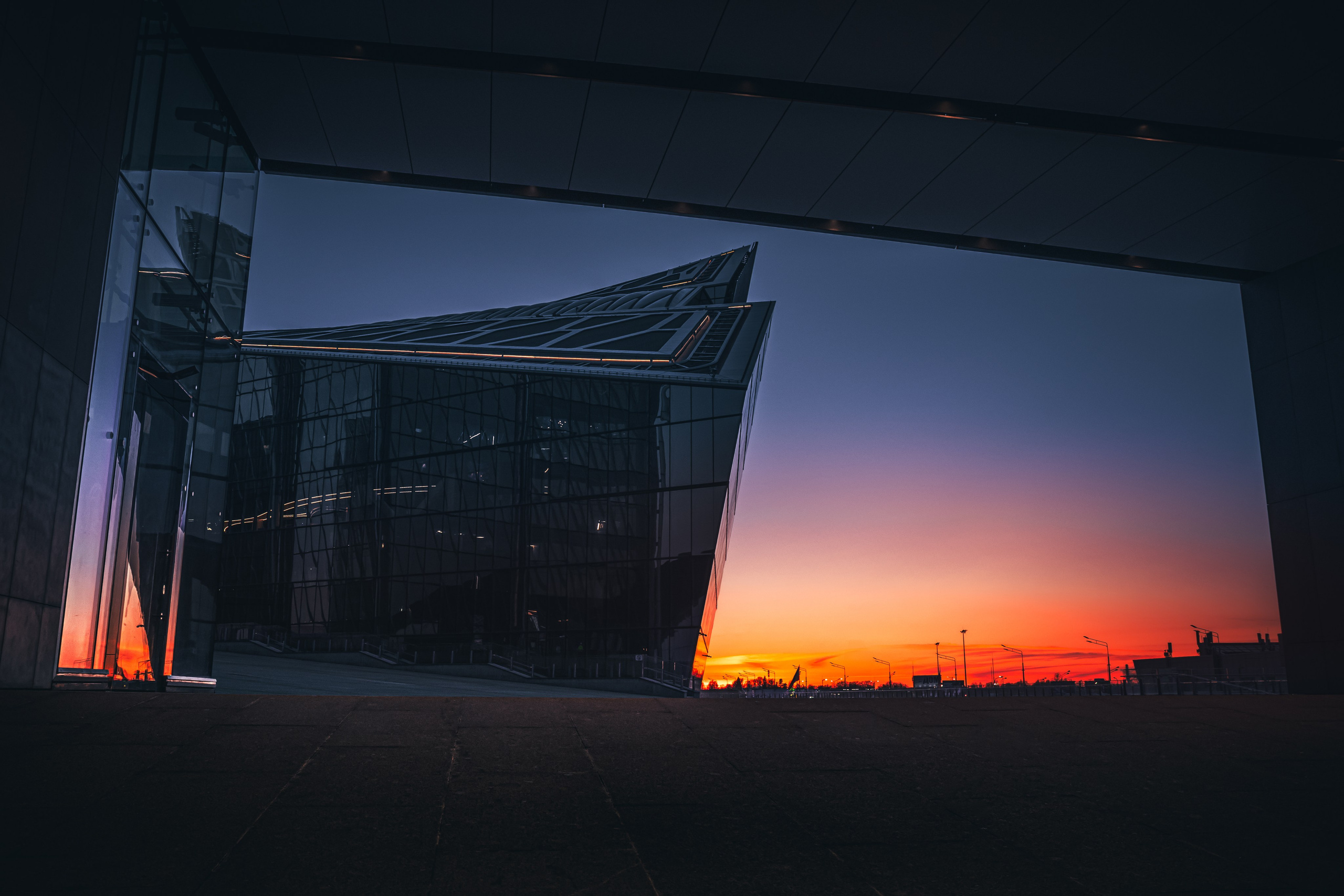 Санкт-Петербург — Закат на Лахта центре. Фотограф | Данил Шукан | Санкт-Петербург