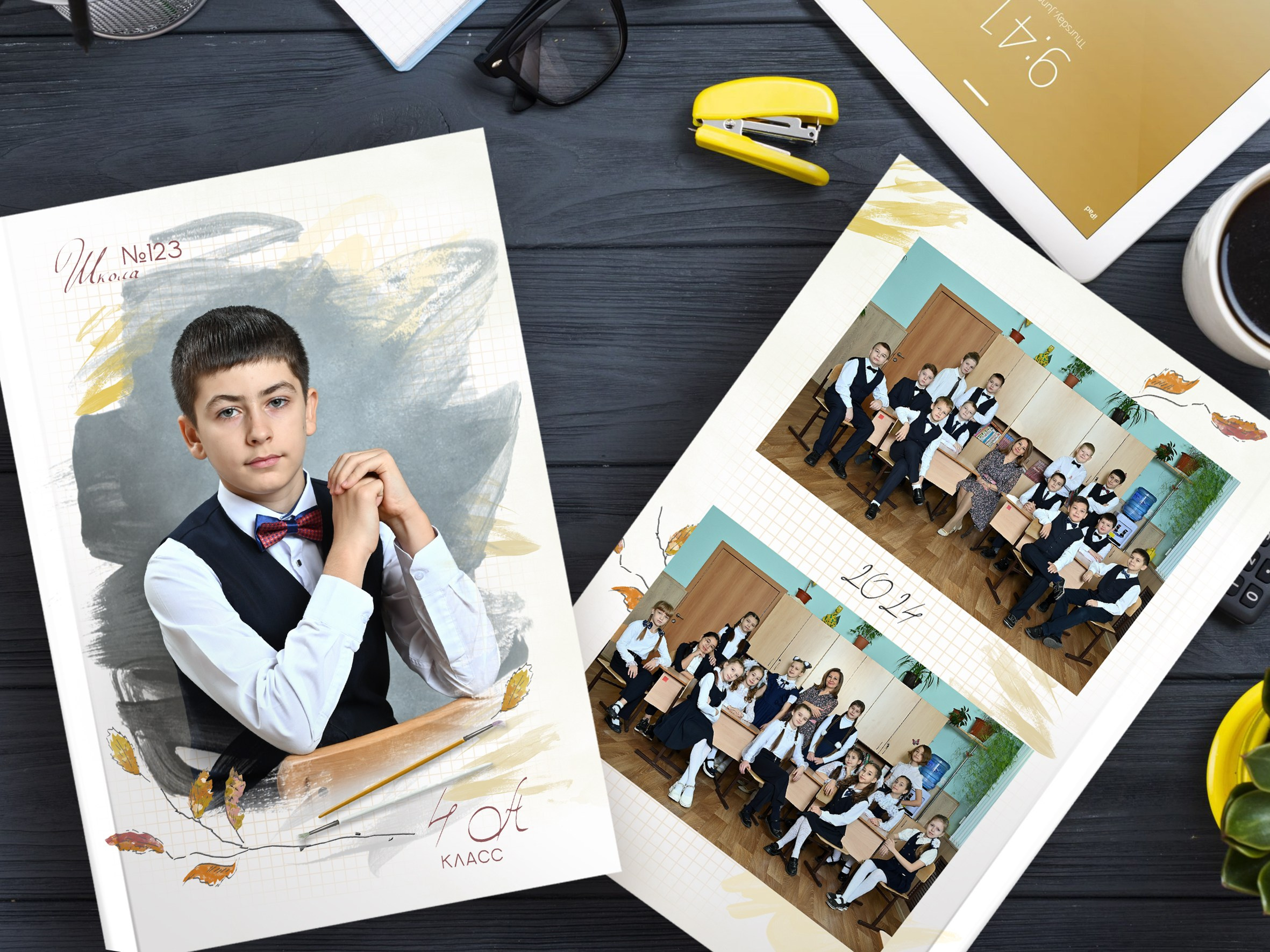 Альбом «Светлый» 1 разврот. Надежда Хабарина школьный и детский фотограф в Самаре АЛЬБОМЫ от 1700р