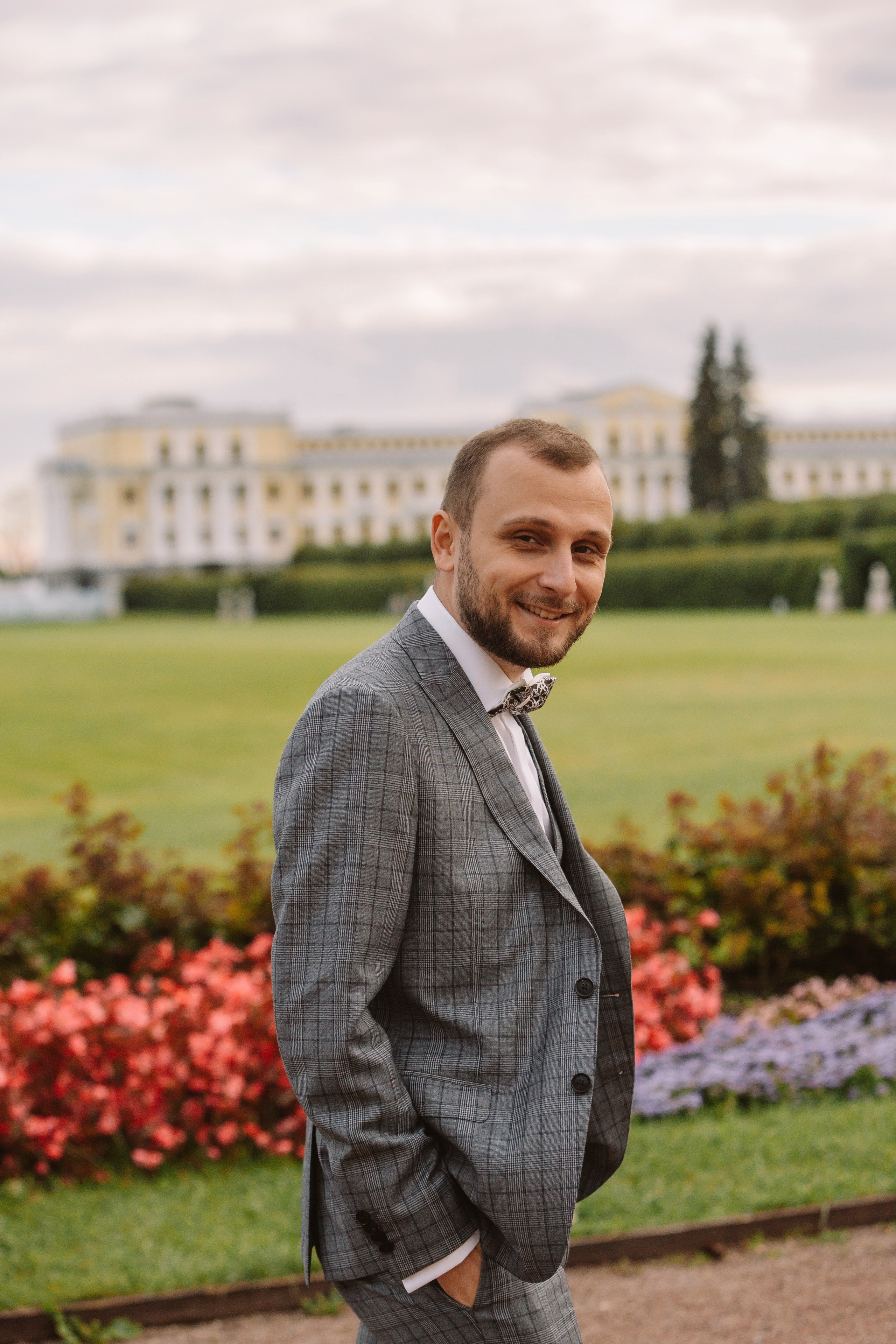 Свадебная фотосессия Давида и Марины в усадьбе Архангельское. Фотограф и видеограф Анна Домашенко