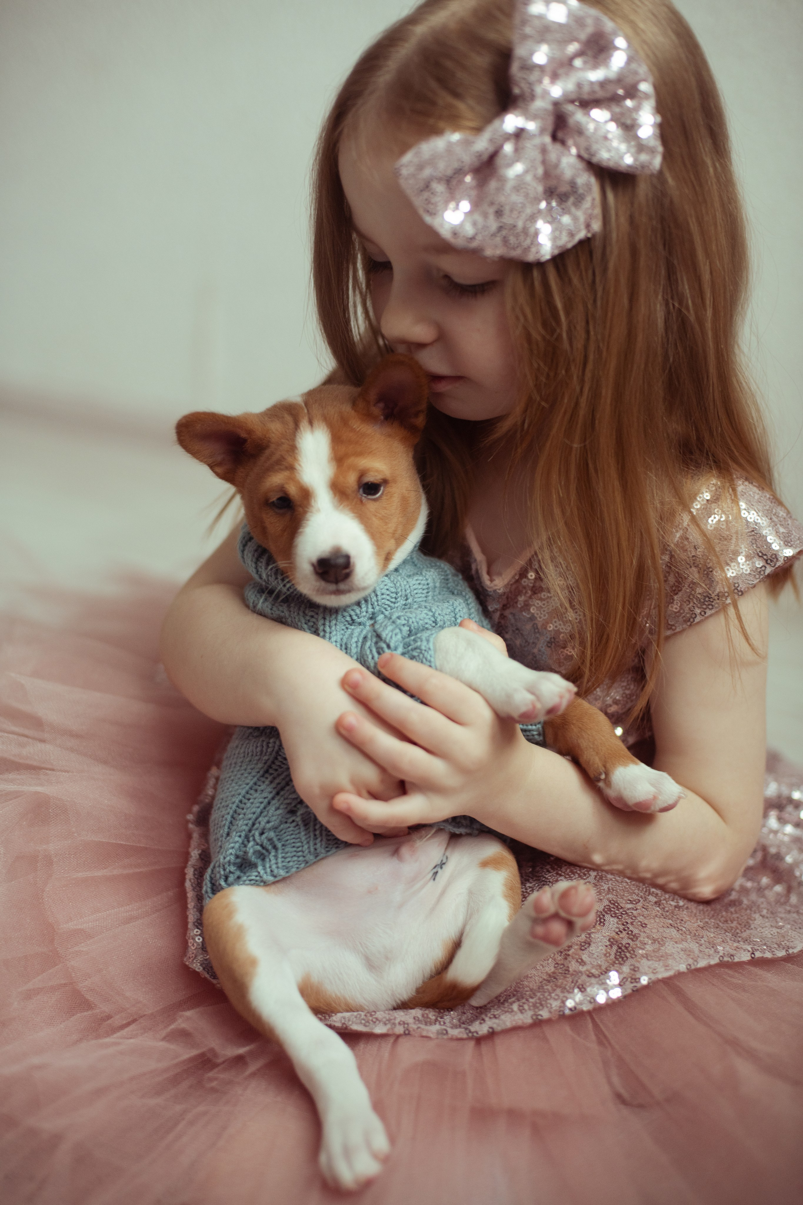 Виктория и щенки басенджи. Фотограф-анималист, Brand-фотограф в Москве Евгения Кононенко