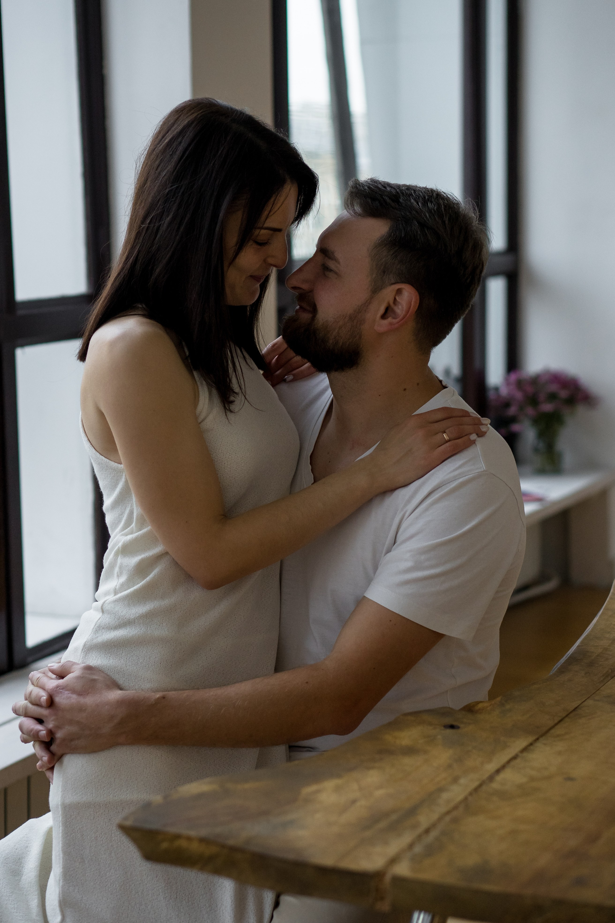 Семейная фотосессия семьи К. в фотостудии. Фотограф Ольга Игорева