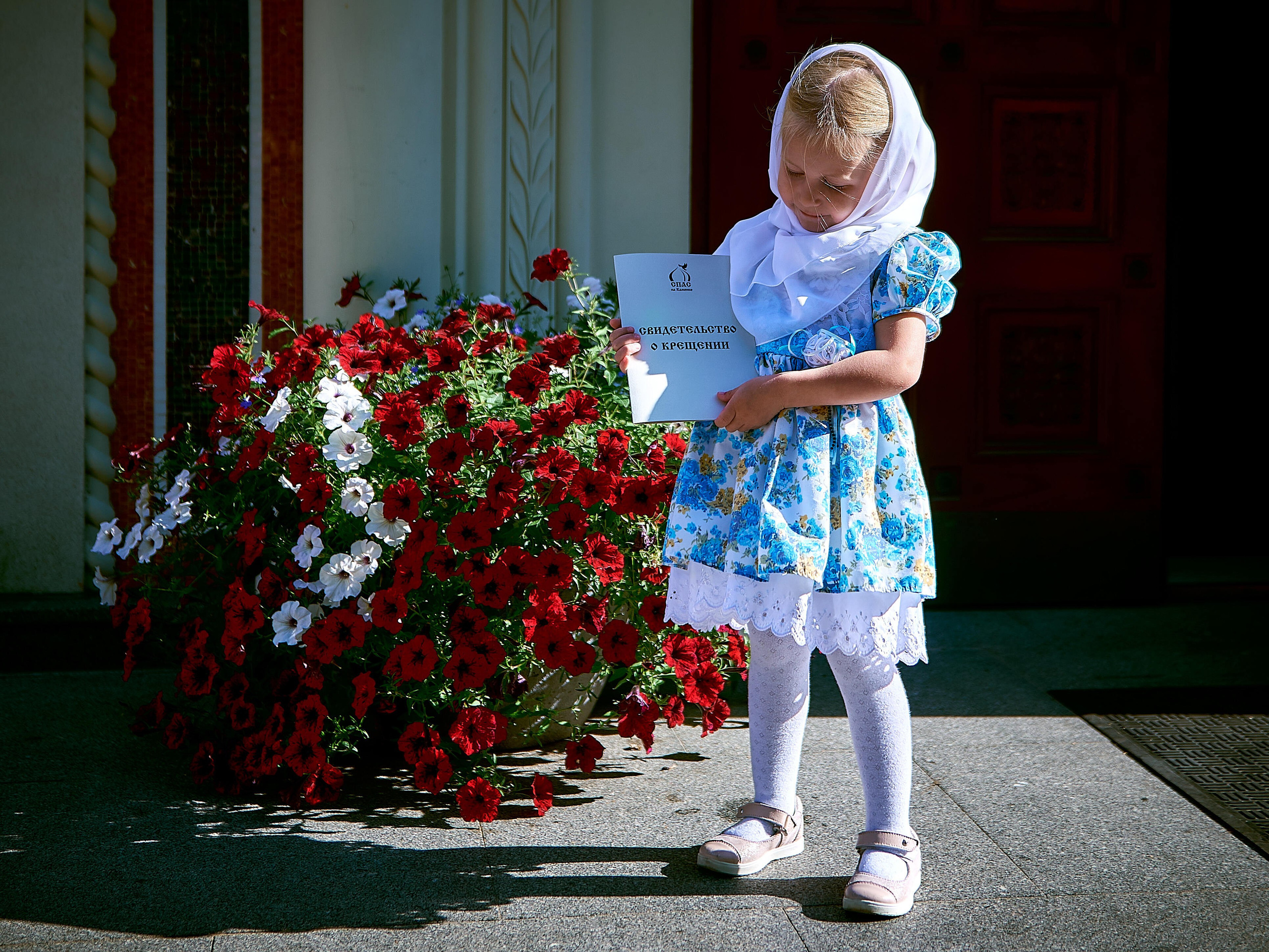 Крещение Кристины | Храм «Спас на Каменке». Свадебный фотограф в Санкт-Петербурге Славин Денис
