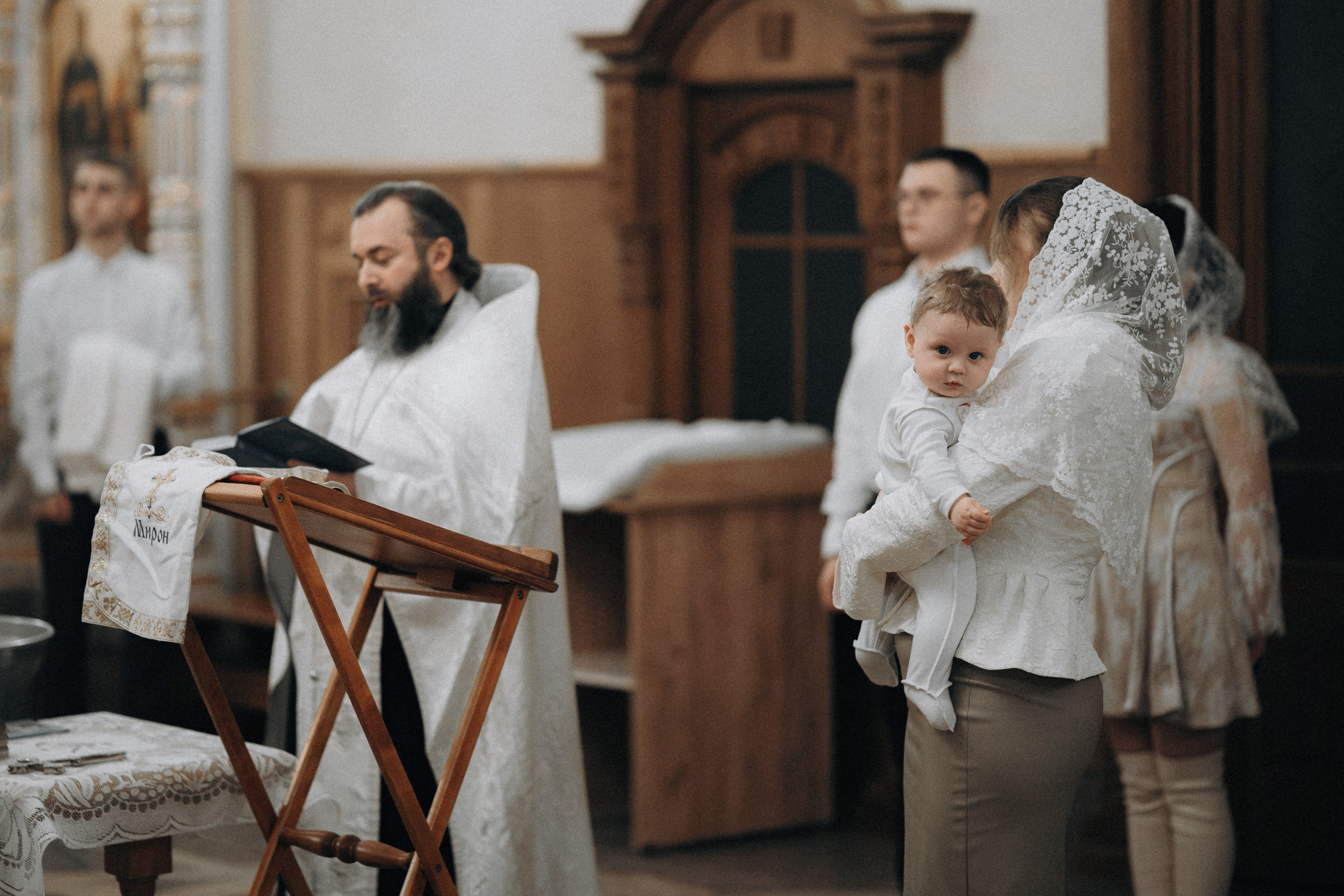 Фотосъемка крещения в Благовещенском соборе. Свадебный и репортажный фотограф в Воронеже Роман Янко