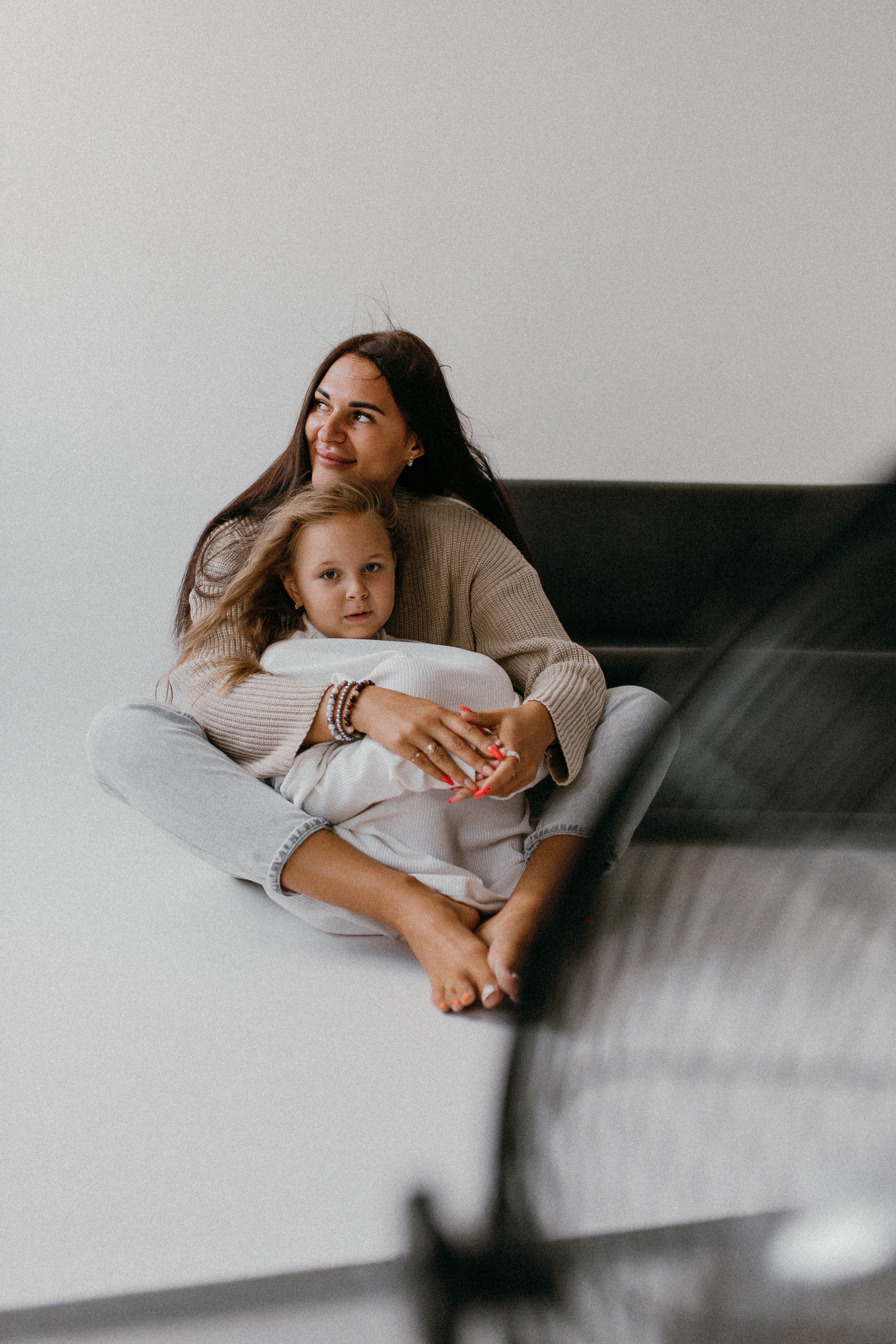 Есения и мама. Семейный фотограф Губкин/Старый Оскол