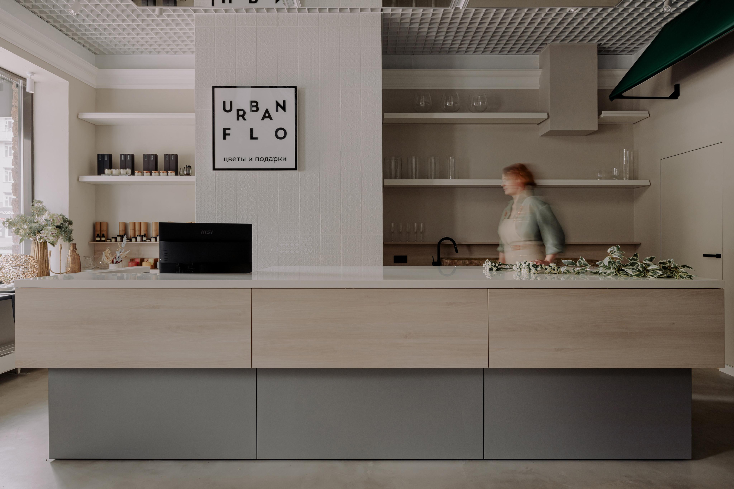 Салон цветов «URBAN FLO». Дизайн интерьера от Дмитрия Баландина