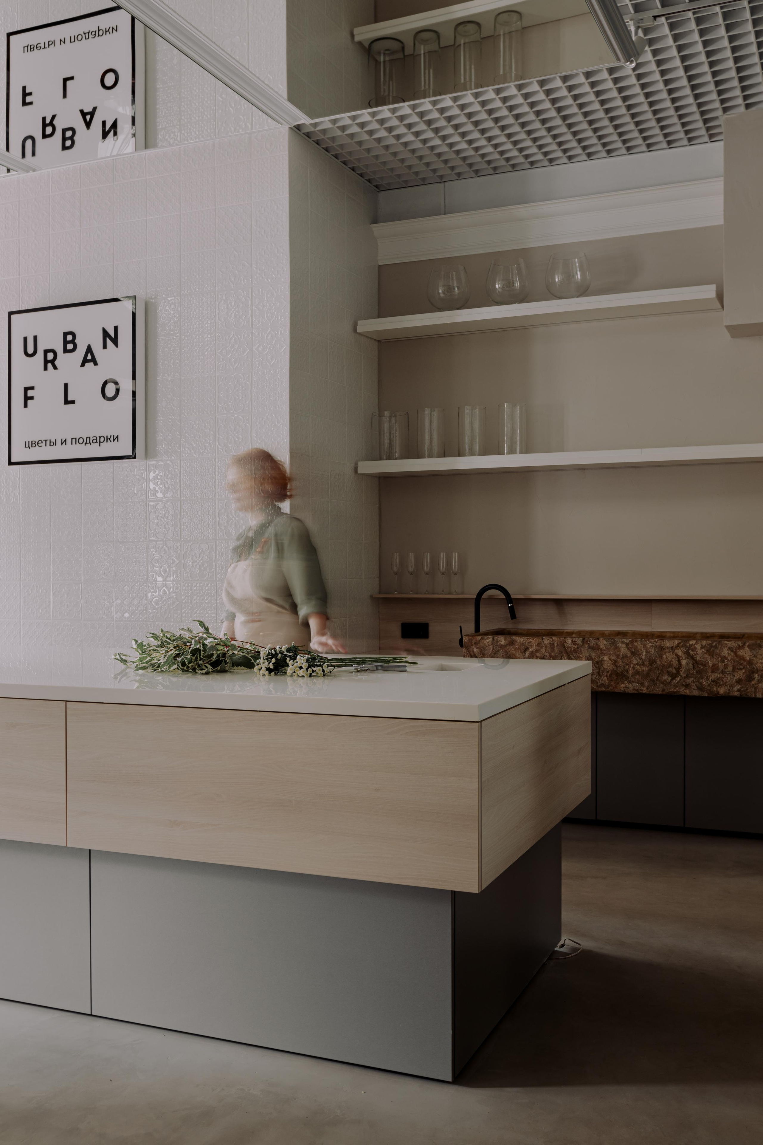 Салон цветов «URBAN FLO». Дизайн интерьера от Дмитрия Баландина